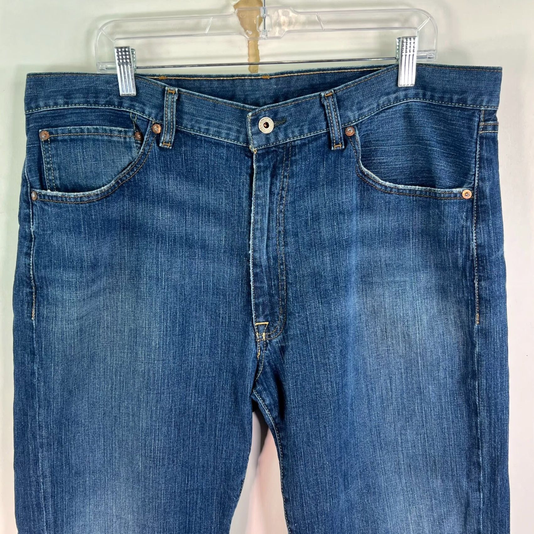 Ralph Lauren Ralph Lauren Jeans - Original Fit Straight Leg - Size 40 X 30 - Blue Denim - 5-Pocket - Regular Rise - Mens Size US 40 / EU 56 - 2 Thumbnail