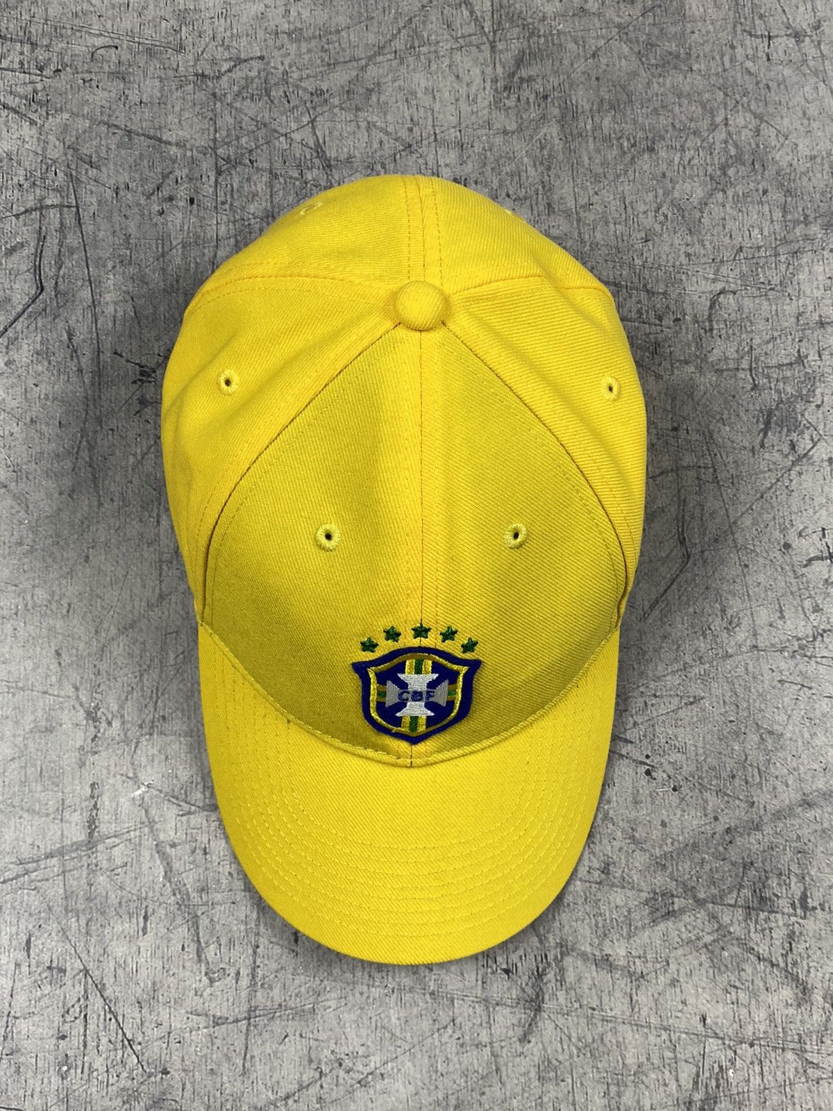 Nike × Vintage NEW Vintage Nike Brasil Soccer Jersey Cap Hats Size ONE SIZE - 4 Thumbnail
