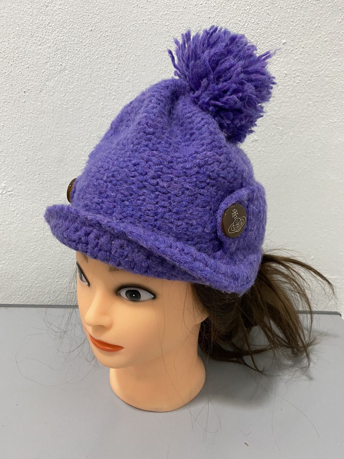 Vivienne Westwood Vivienne Westwood mohair orb Beanie Knit Size ONE SIZE - 3 Thumbnail