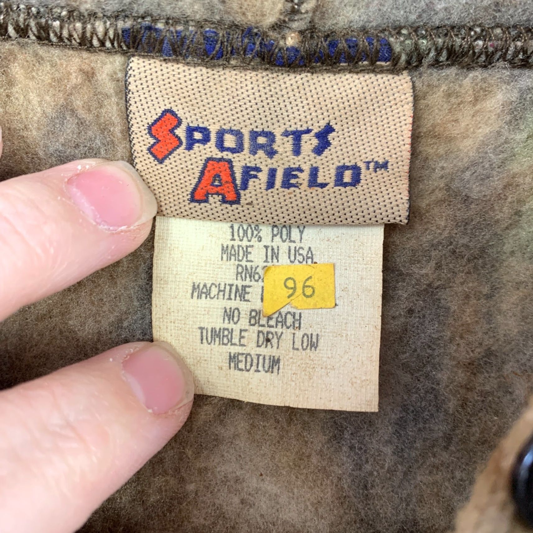 Realtree VINTAGE Sports Afield Realtree Full Zip Polyester Camo Jacket Mens M NWOT Size US M / EU 48-50 / 2 - 5 Thumbnail