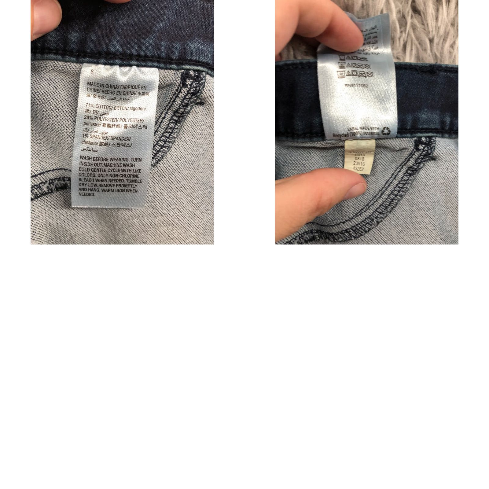Vintage Style&Co Jeans Size 8 Womens Mid Rise Skinny Dark Wash Blue Denim Size 30" / US 8 / IT 44 - 9 Thumbnail