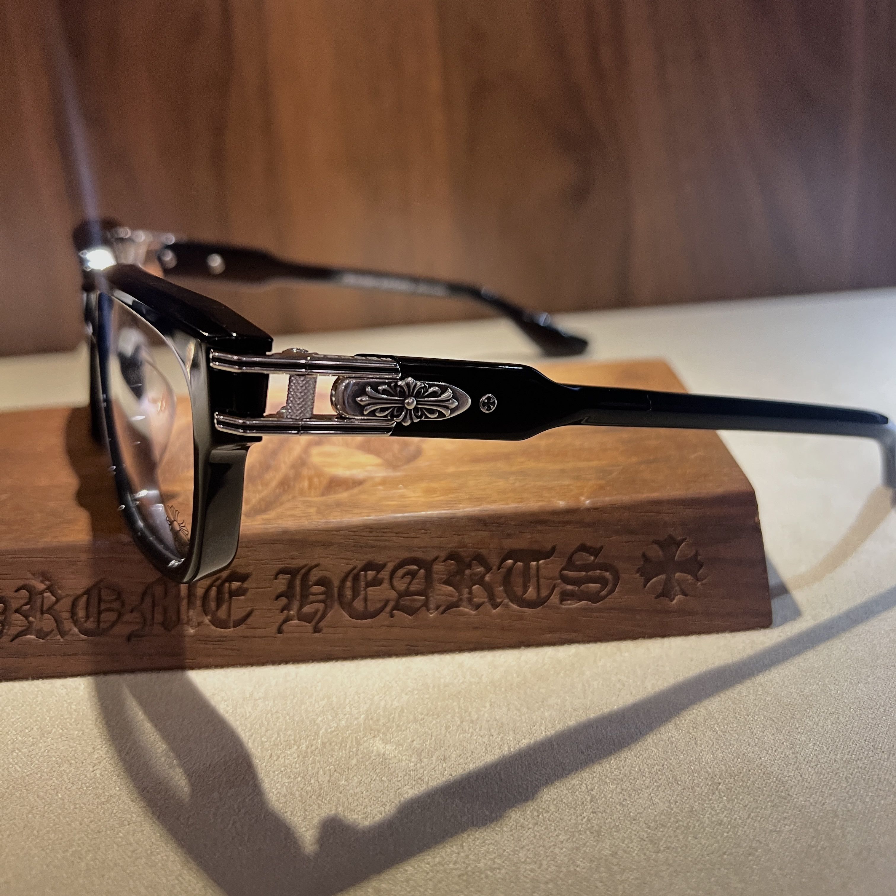 Chrome Hearts Chrome Hearts BULGE BLACK/SILVER GLASSES Size ONE SIZE - 2 Thumbnail