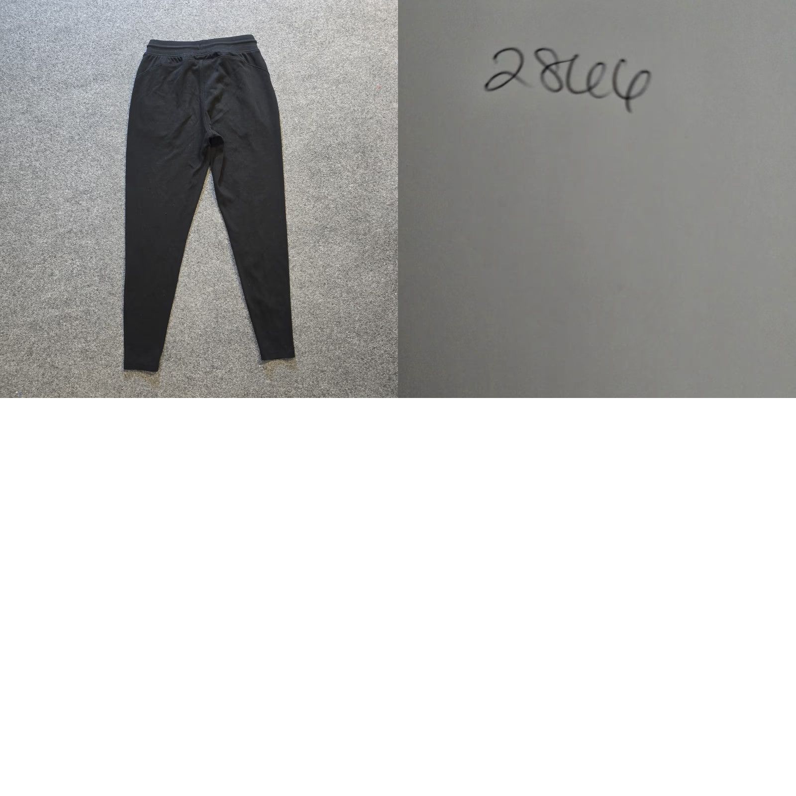 Vintage Alphalete Pants Women Size Small Black Logo Tapered Pull On Activewear Lounge Basic Pants Size 28" / US 6 / IT 42 - 8 Thumbnail