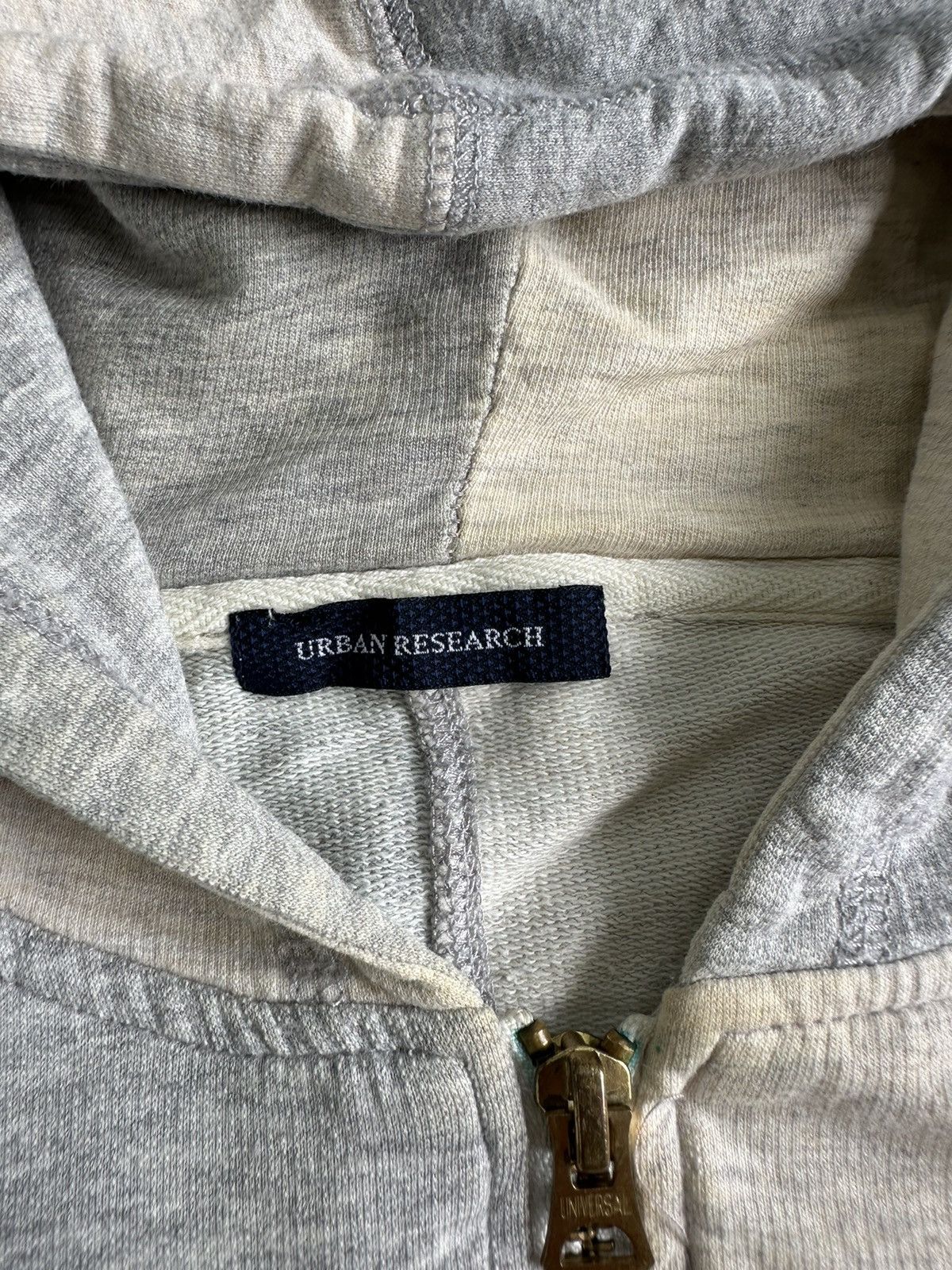 20471120 URBAN RESEARCH COLOR BLOCK ZIP UP HOODIE IFSIX LGB STYLE Size US M / EU 48-50 / 2 - 8 Thumbnail