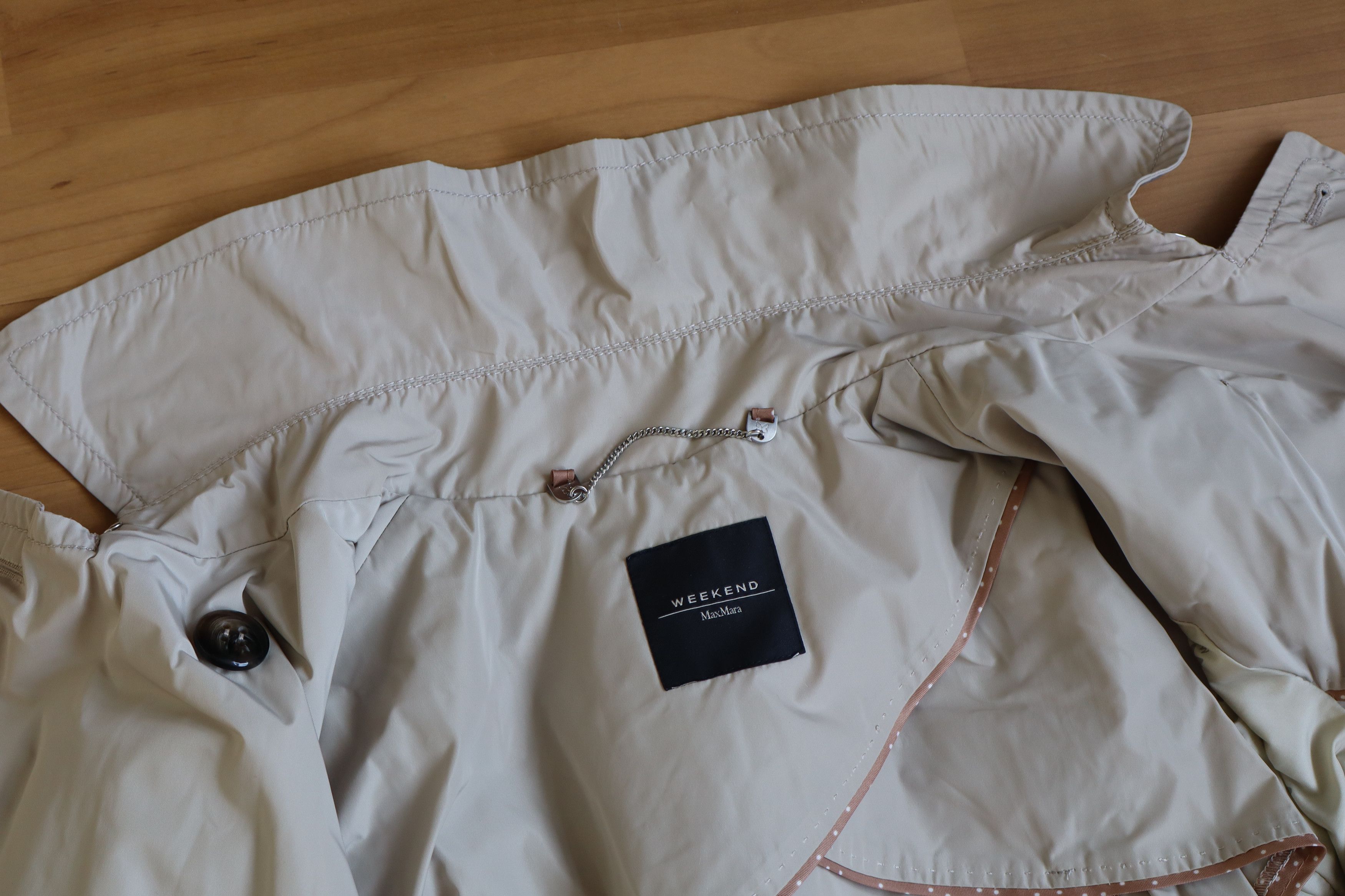 Weekend Max Mara Max Mara Weekend Jacket Trench Coat size S Beige Size S / US 4 / IT 40 - 11 Thumbnail