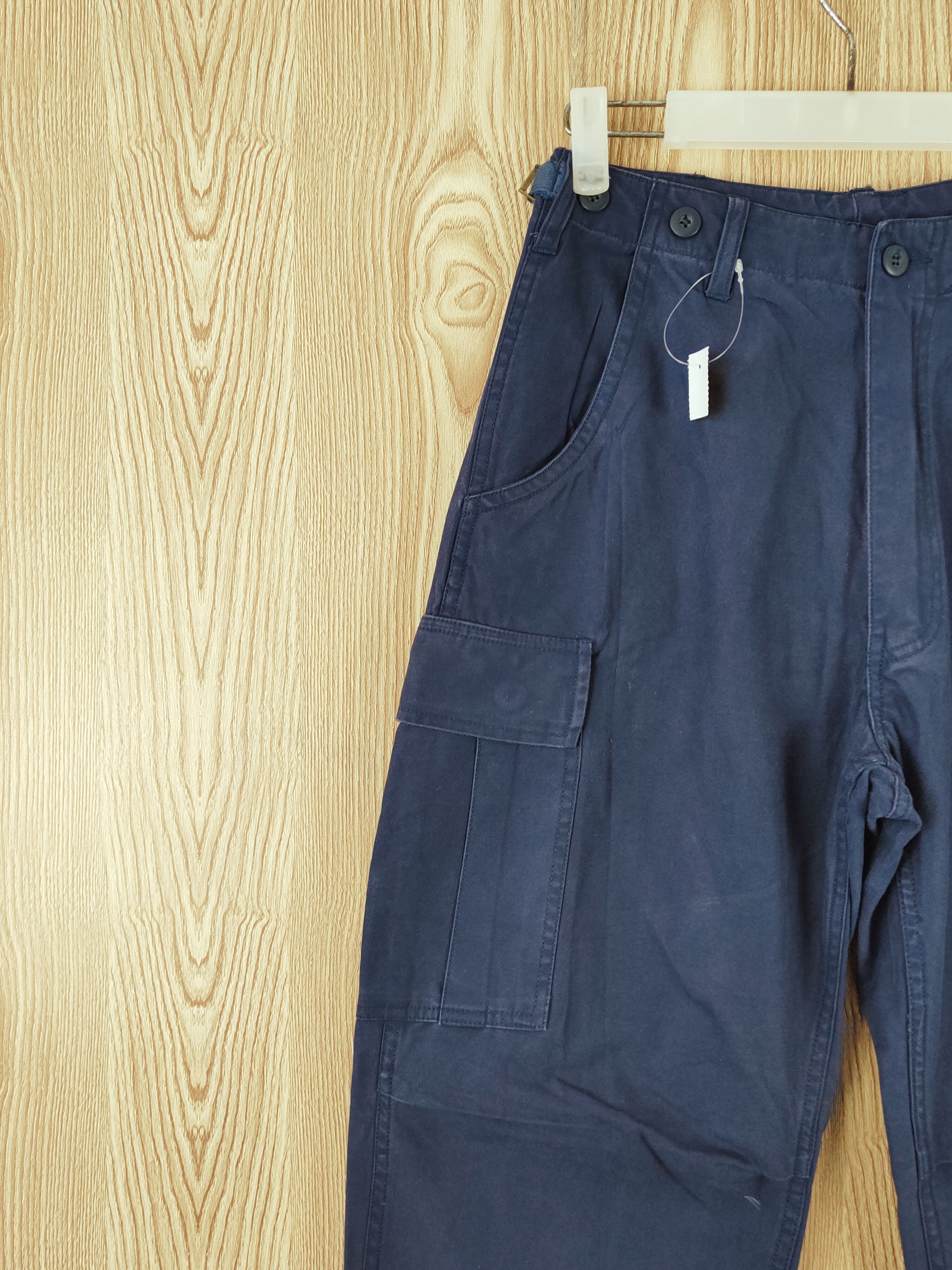 Japanese Brand Body Wave Navy Multipocket Tactical Cargo Pants #W919 Size US 28 / EU 44 - 3 Thumbnail
