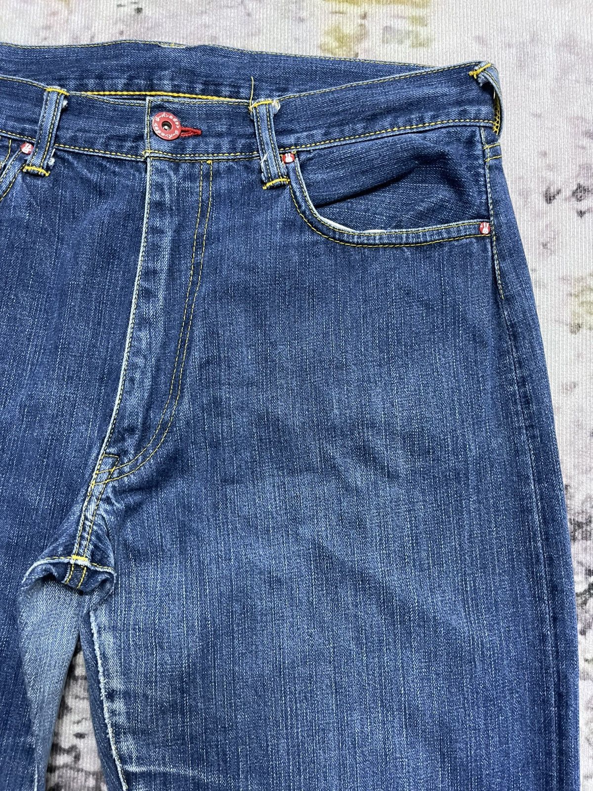 Japanese Brand Japanese Cune Embroidered Jeans Painted Size US 34 / EU 50 - 8 Thumbnail