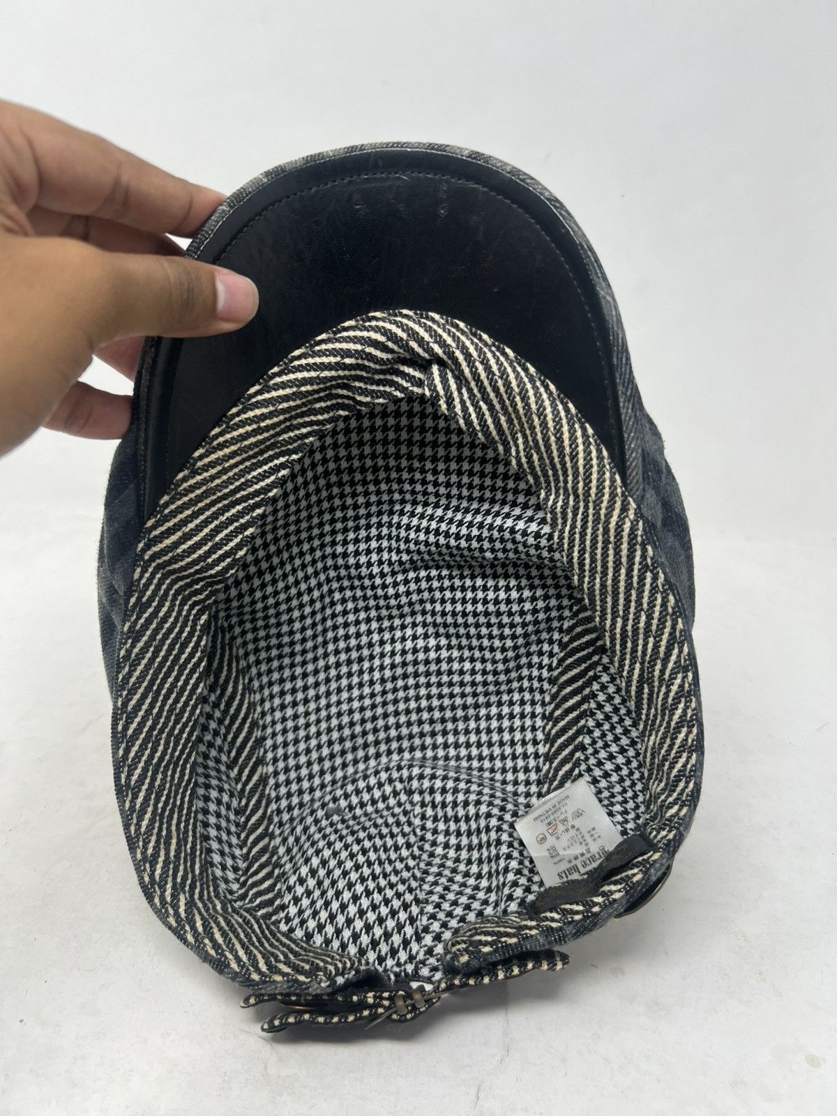 Japanese Brand Bold Men Striped Flat Newsboy Gatsby Cap Hat Size ONE SIZE - 7 Thumbnail