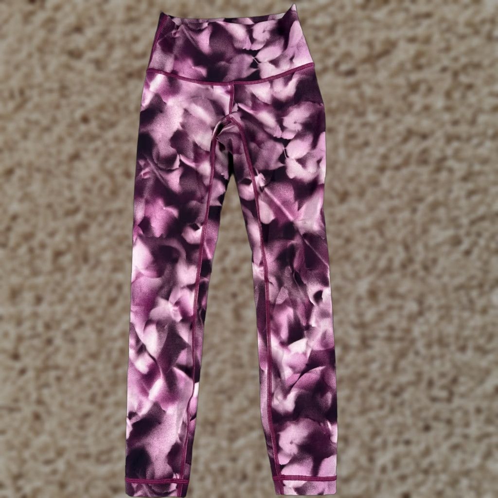 Lululemon Lululemon Pants Women 2 Pink Wunder Under Hi-Rise 7/8 Tight 25" Luxtreme W5AOVS Cropped Pockets Zip Pocket Yoga Luxtreme Womens 23 in Inseam Size 26" / US 2 / IT 38 - 1 Thumbnail