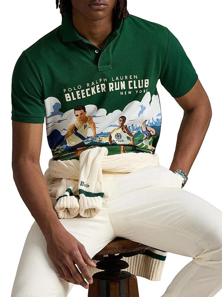 Polo Ralph Lauren Polo Ralph Lauren Classic Fit Print Mesh Shirt Bleecker Run Size US L / EU 52-54 / 3 - 3 Thumbnail
