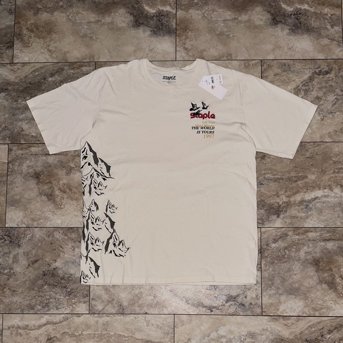 Staple Staple Pigeon World Is Yours 1997 Mountain Tee XL NWT Size US XL / EU 56 / 4 - 1 Thumbnail
