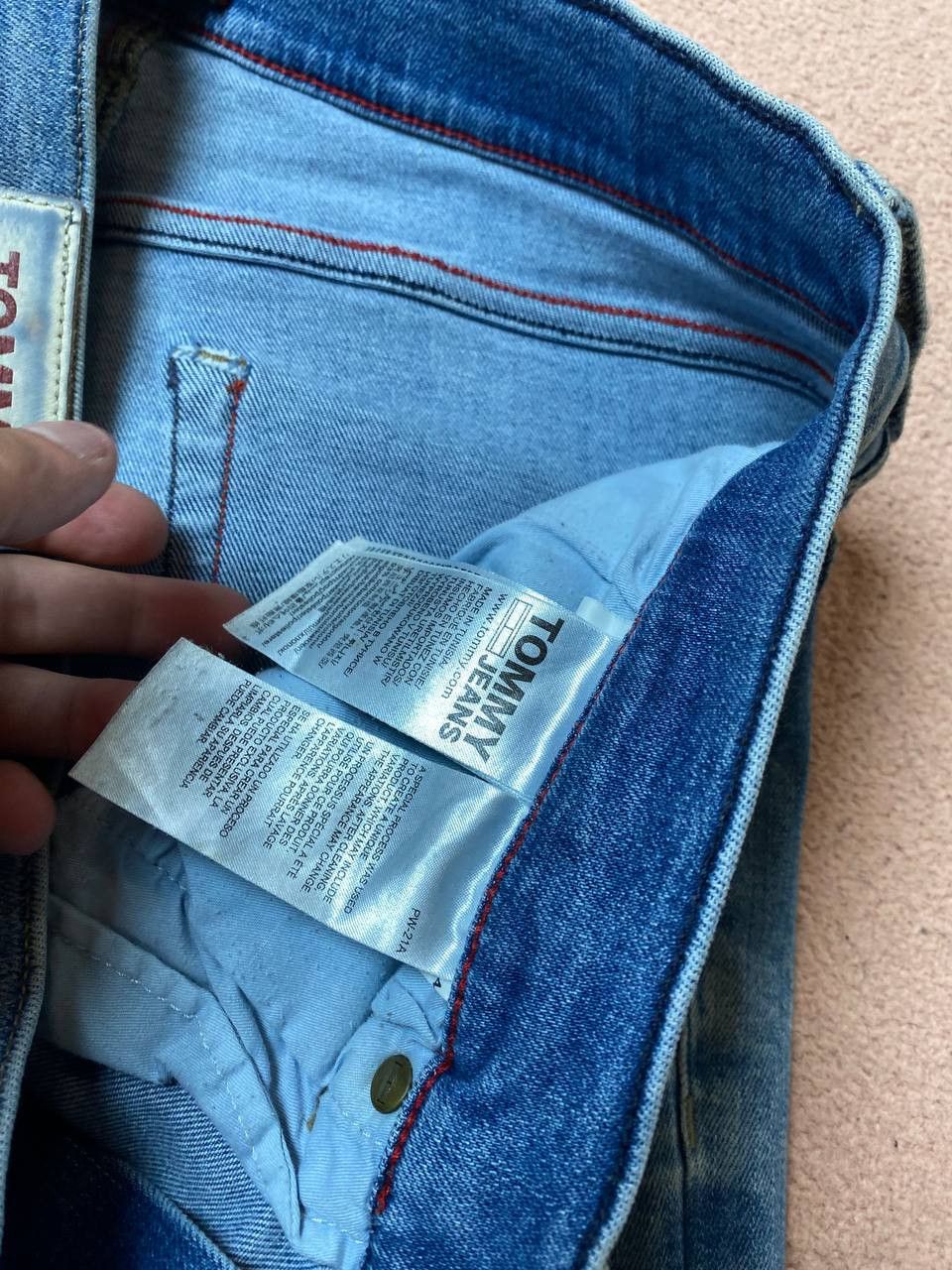 Tommy Hilfiger × Vintage VINTAGE JEANS BAGGY FADED STYLE Size US 33 - 4 Thumbnail
