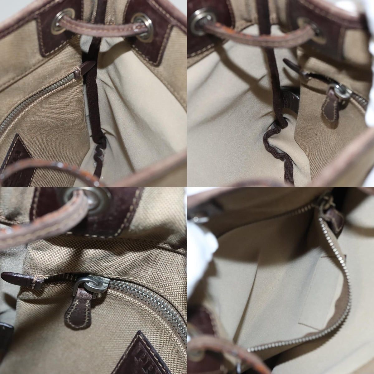 Prada PRADA Shoulder Bag Canvas Beige Size ONE SIZE - 12 Thumbnail