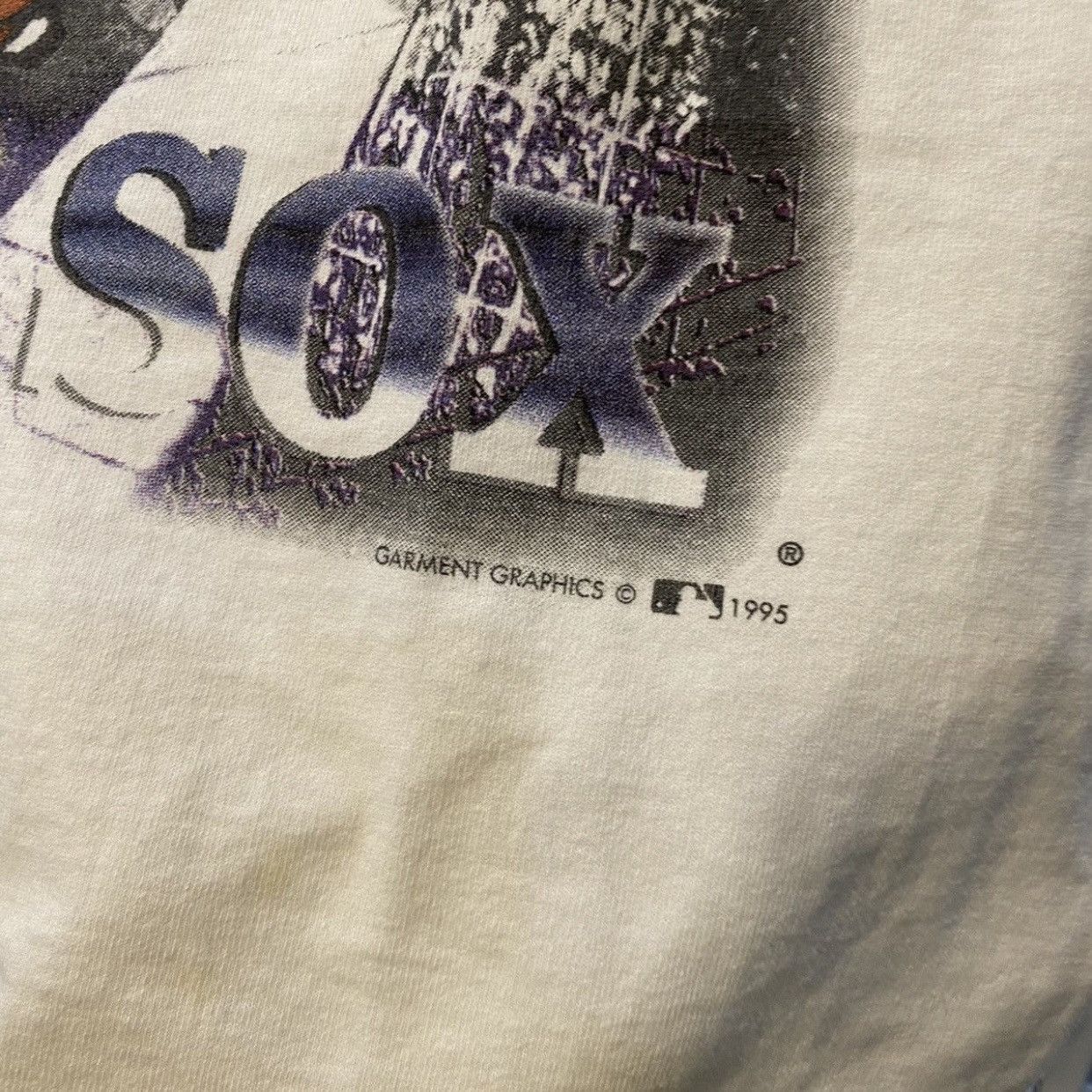 NBA Vintage 90s Peanuts x Chicago White Sox Snoopy MLB Big Print Size US M / EU 48-50 / 2 - 7 Thumbnail