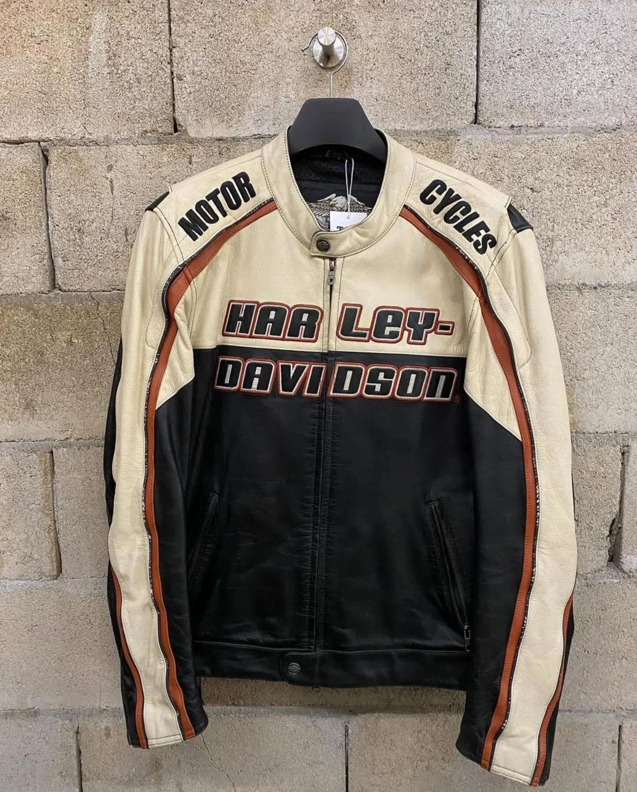 Harley Davidson Harley Davidson Men's Leather Jacket Size US XXS / EU 40 - 1 Thumbnail
