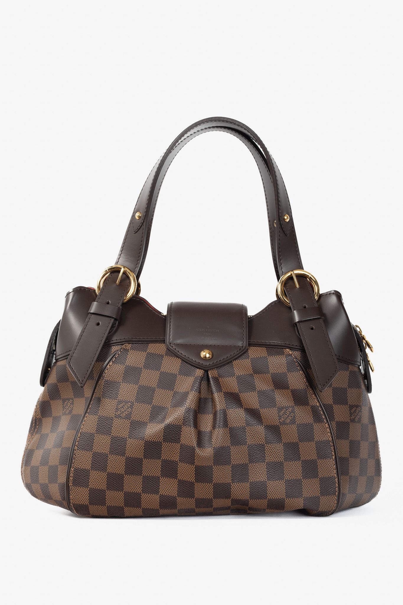 Louis Vuitton Louis Vuitton Sistina PM Damier Ebene Canvas Handbag Size ONE SIZE - 4 Thumbnail