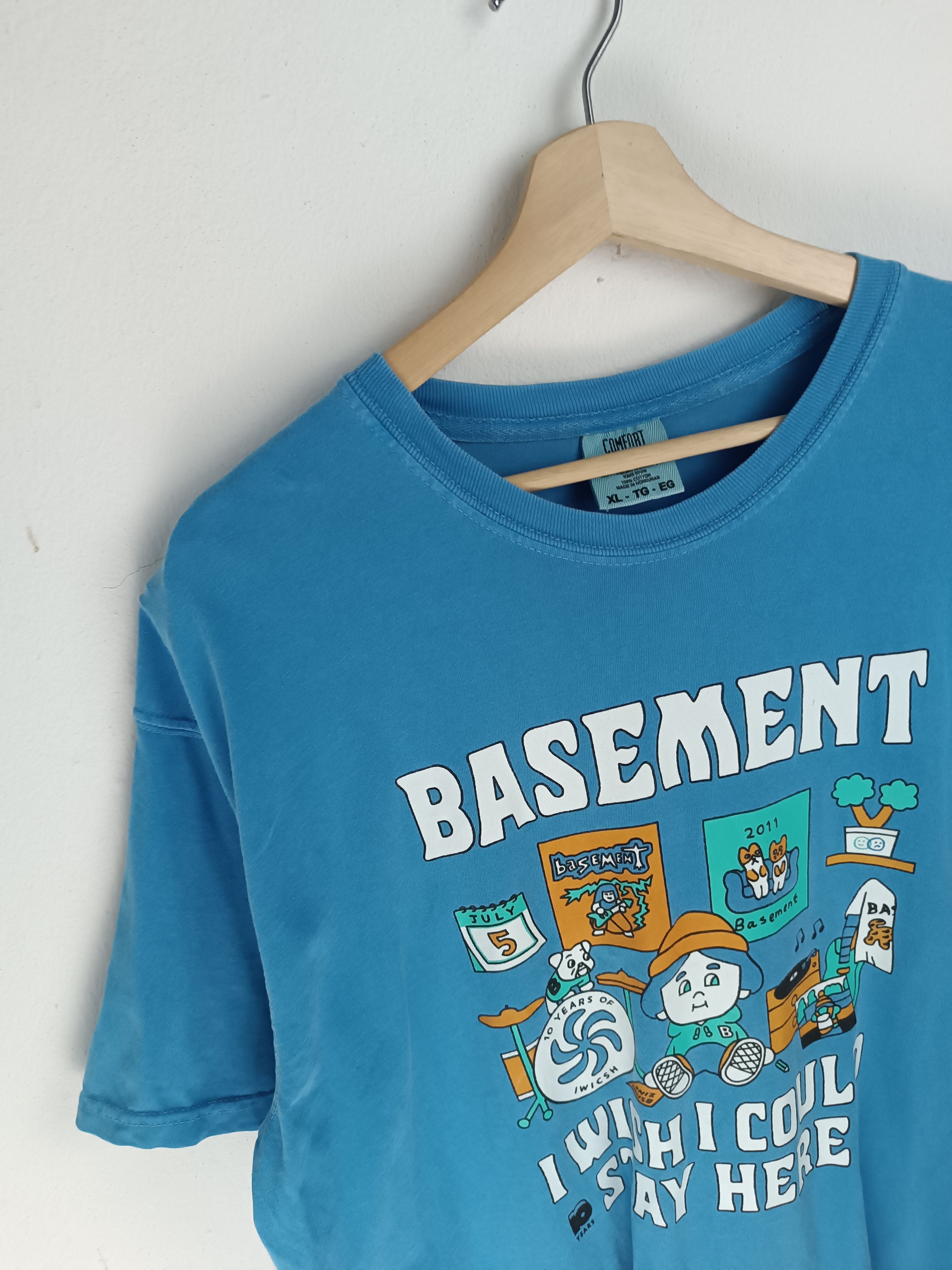 Band Tees VINTAGE BASEMENT "I WISH I COULD" TITLE FIGHT CITIZEN BAND Size US XL / EU 56 / 4 - 5 Thumbnail