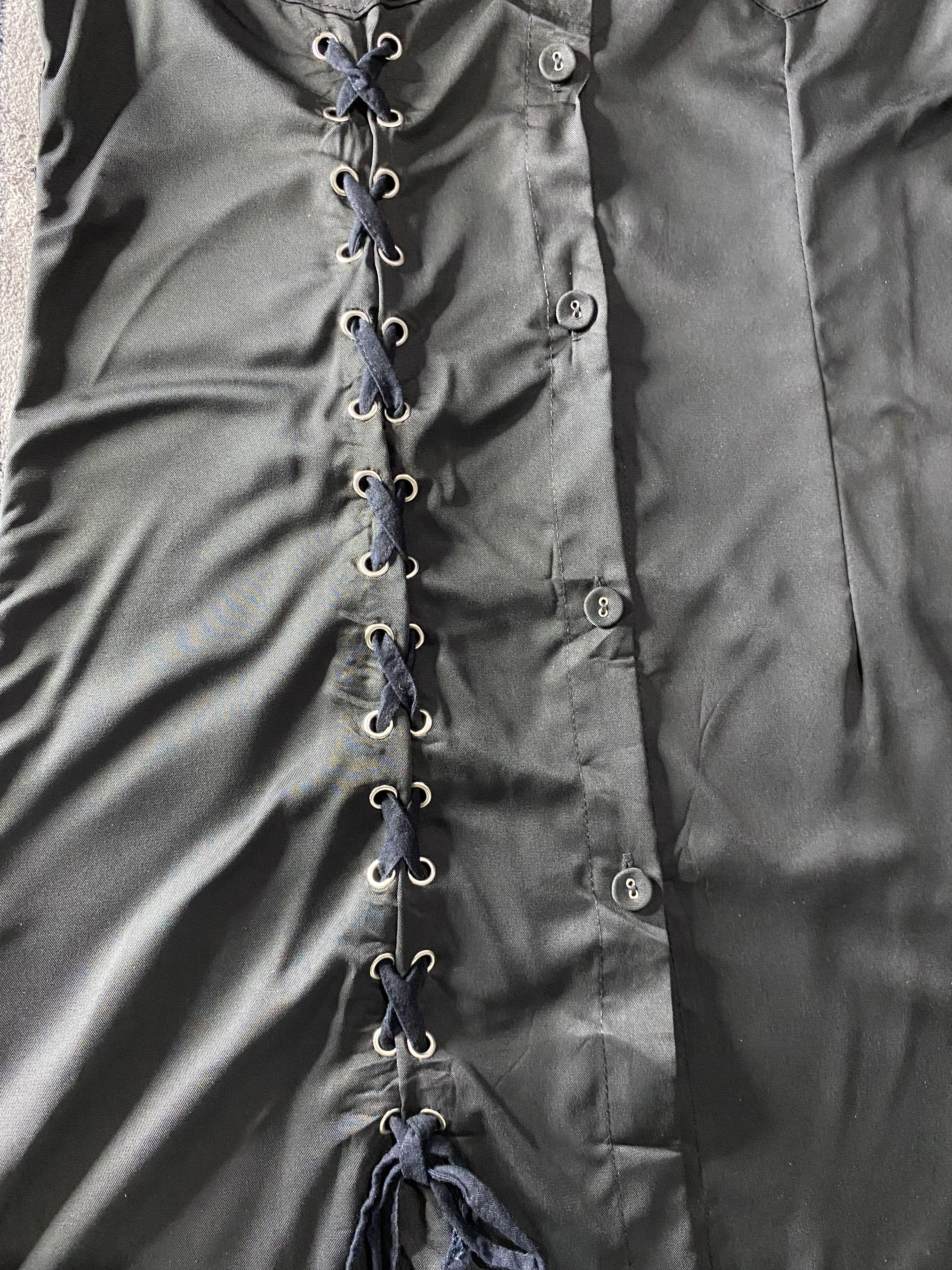14th Addiction × KMRii Seditionaries gothic style punk lace button shirts Size US M / EU 48-50 / 2 - 6 Thumbnail