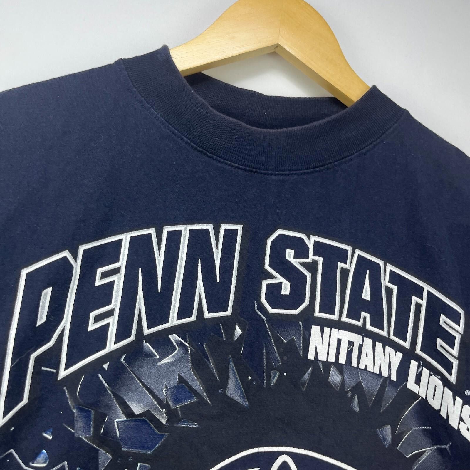 Vintage Vintage 90s Penn State Nittany Lions T-Shirt XL Size US XL / EU 56 / 4 - 3 Thumbnail