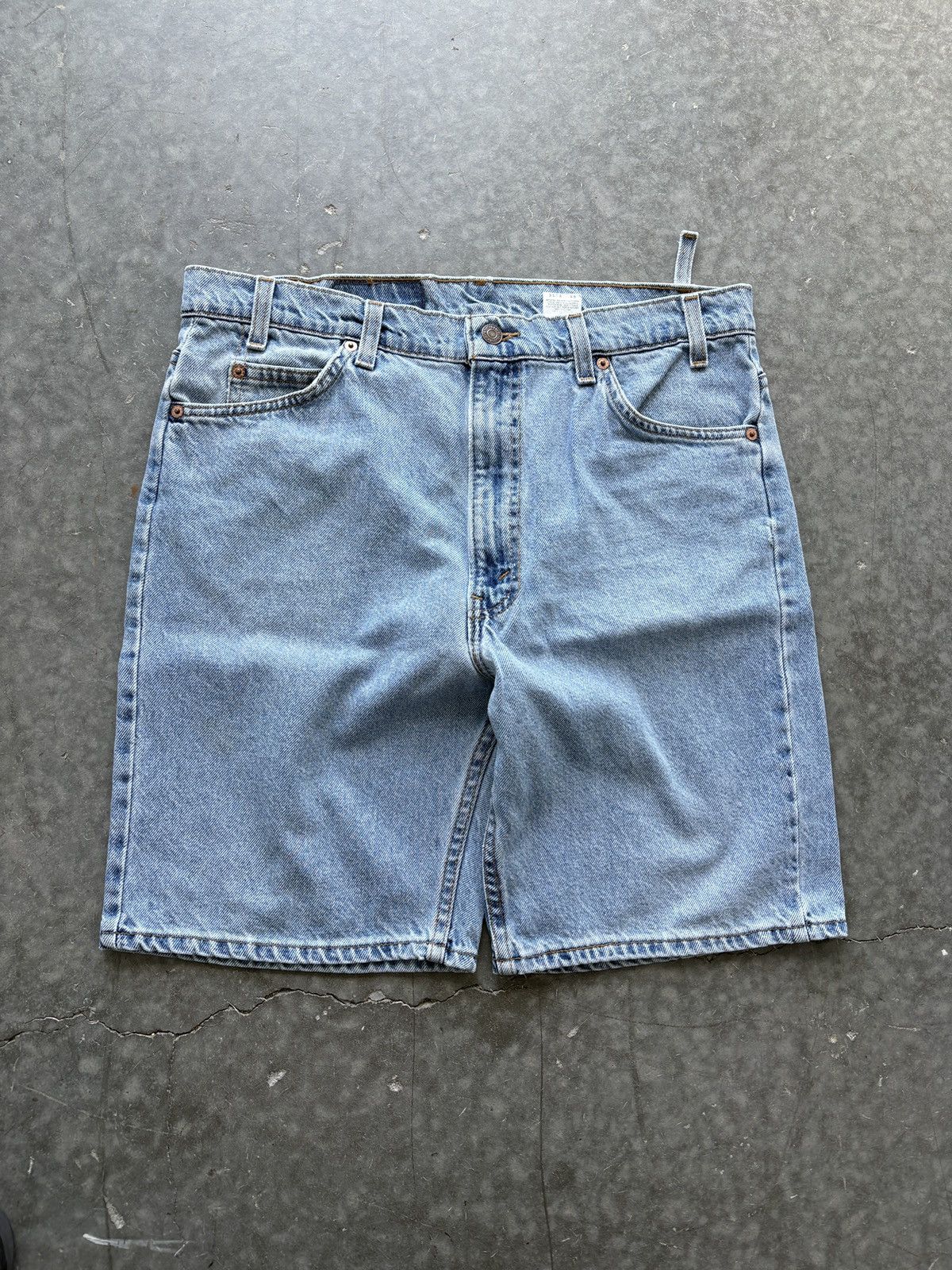 Levi's Vintage 90s Levis 505 Orange Tab Denim Jean Shorts Size US 36 / EU 52 - 1 Thumbnail