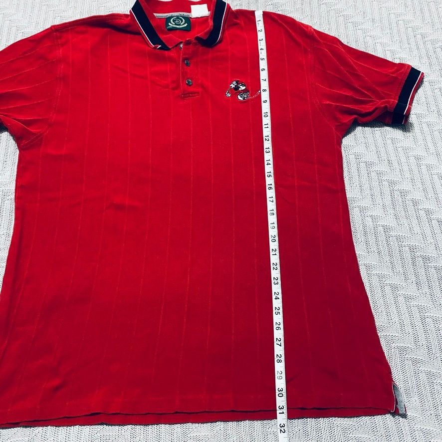 Disney Disney Mickey Mouse red golf polo Size US XL / EU 56 / 4 - 7 Thumbnail