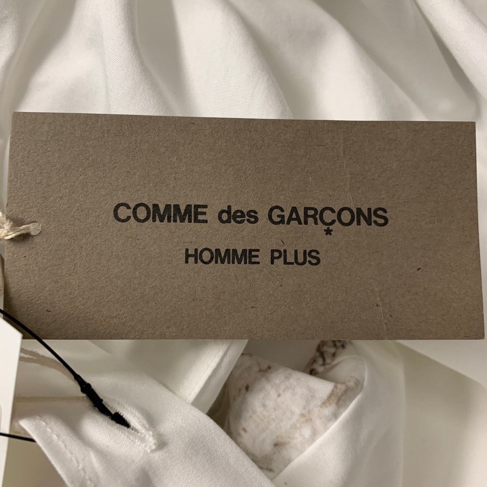 Comme des Garcons Homme Plus PLUS Size S White Gold Embellishment Long Sleeve Shirt Size US S / EU 44-46 / 1 - 10 Thumbnail