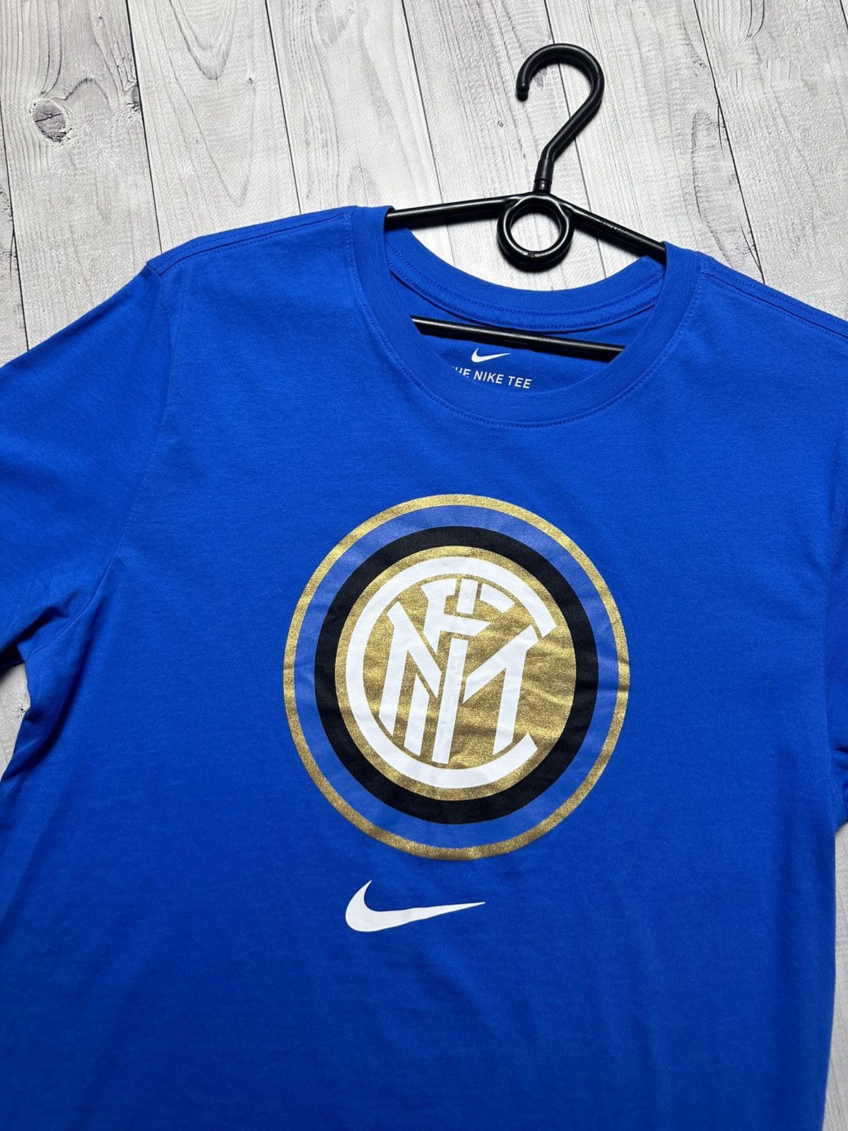 Nike × Vintage Vintage Nike Inter Milan soccer tee size S Size US S / EU 44-46 / 1 - 2 Thumbnail