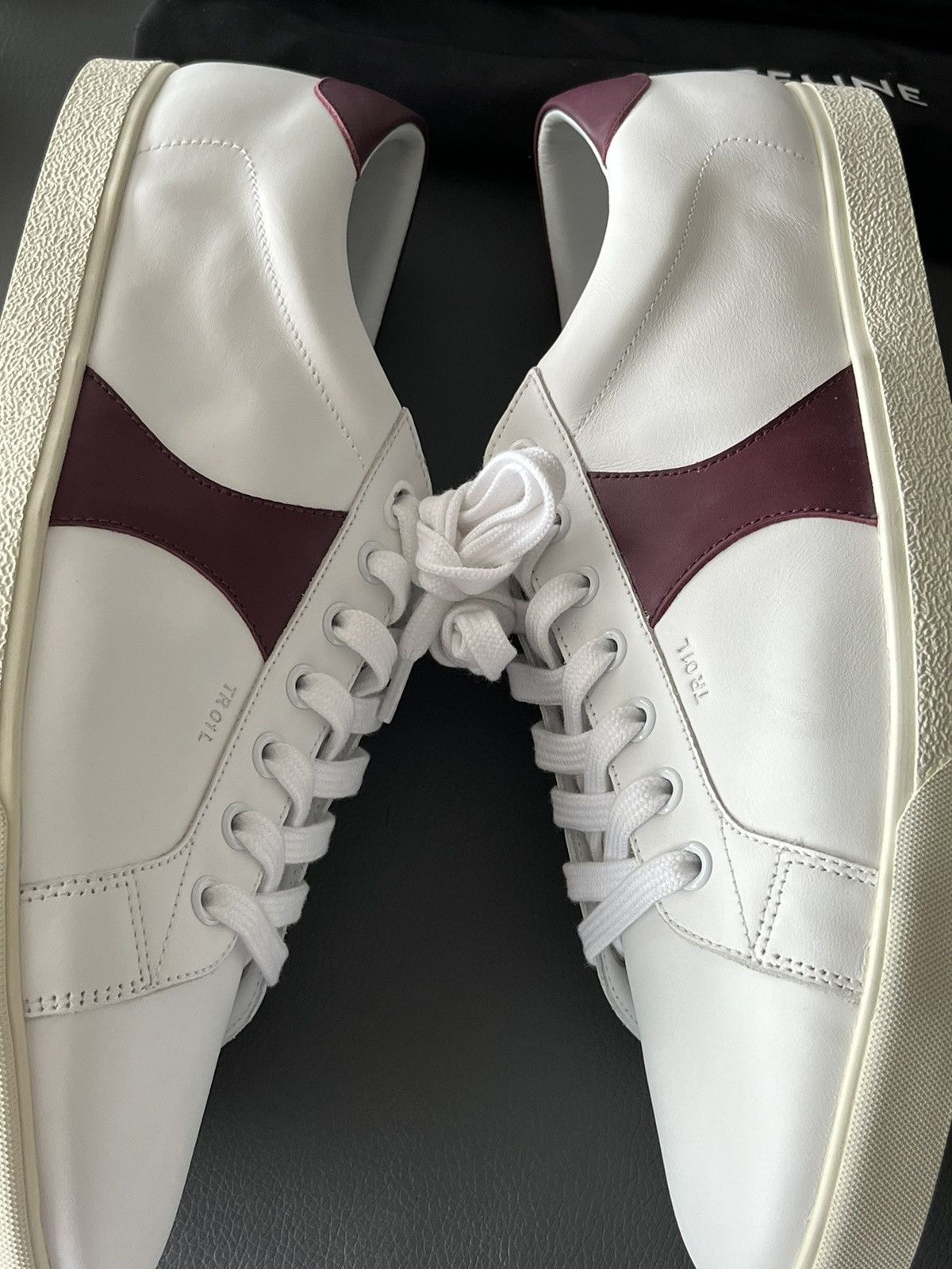 Celine × Hedi Slimane Runway Celine Hedi Slimane Classic Triomphe Sneaker Size US 13 / EU 46 - 16 Thumbnail