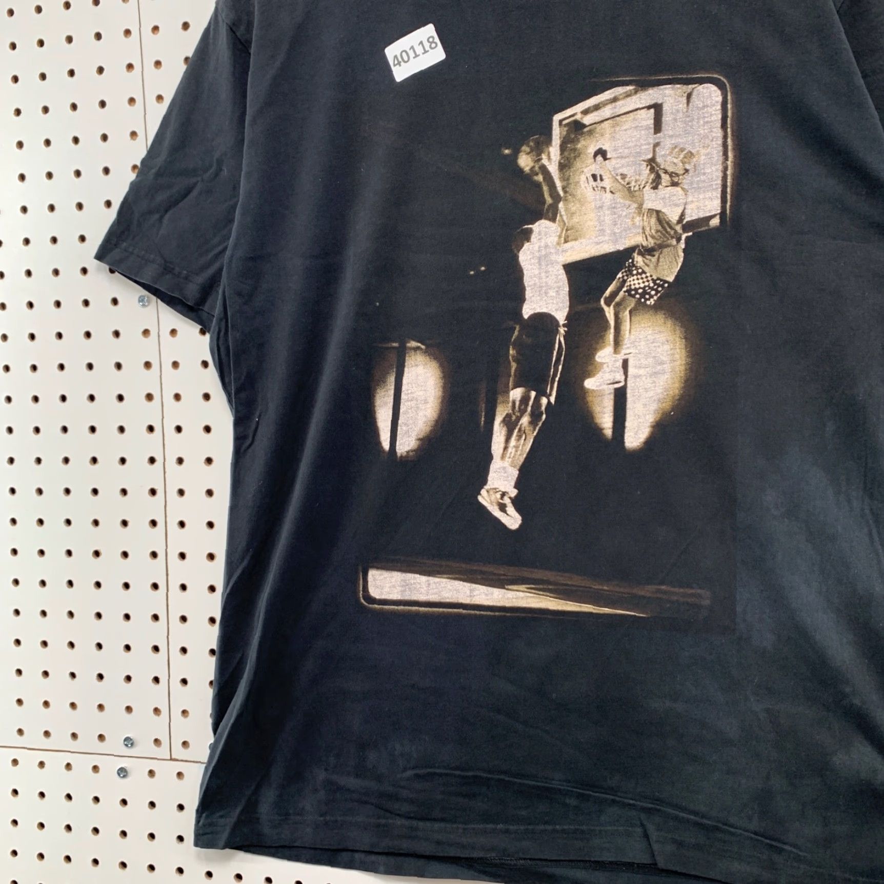 Jordan Brand VINTAGE Jordan Shirt Mens XL Black Retro Michael Dunking Basketball 21.5x27.5 Size US XL / EU 56 / 4 - 3 Thumbnail
