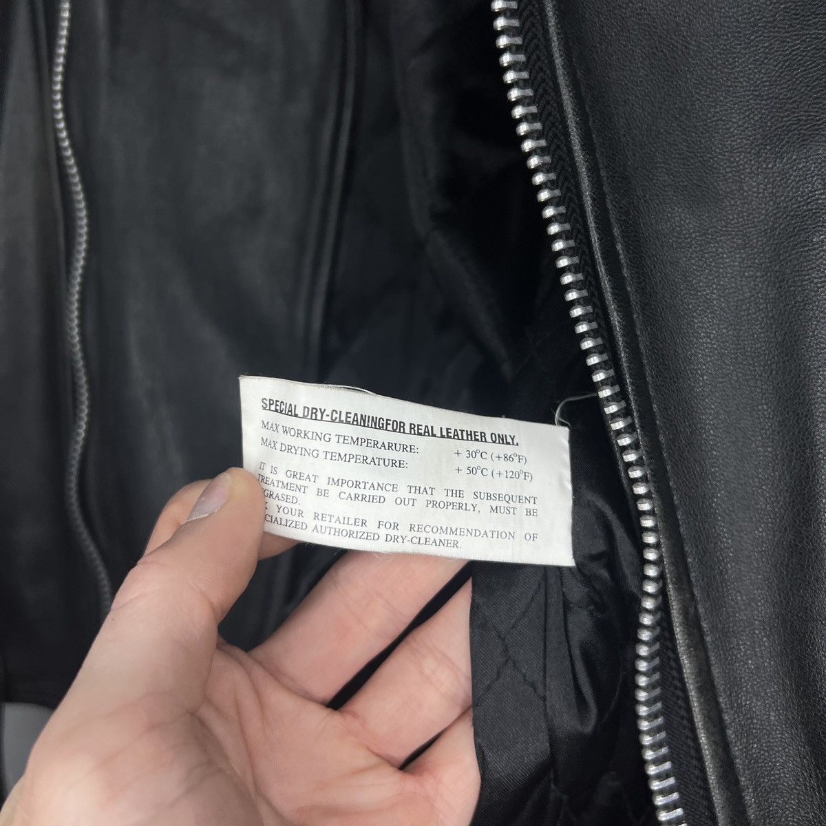 Harley Davidson × Vintage Vintage Rare Belt Y2K Moto Racing Leather Jacket Ramones 90s Size US XL / EU 56 / 4 - 14 Thumbnail