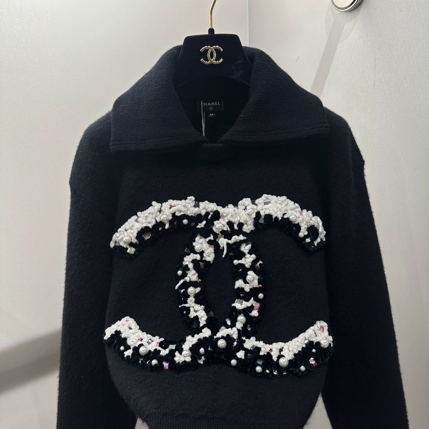 Chanel Chanel Ski Collection Logo Cashmere Sweater 34 Size XS / US 0-2 / IT 36-38 - 7 Thumbnail