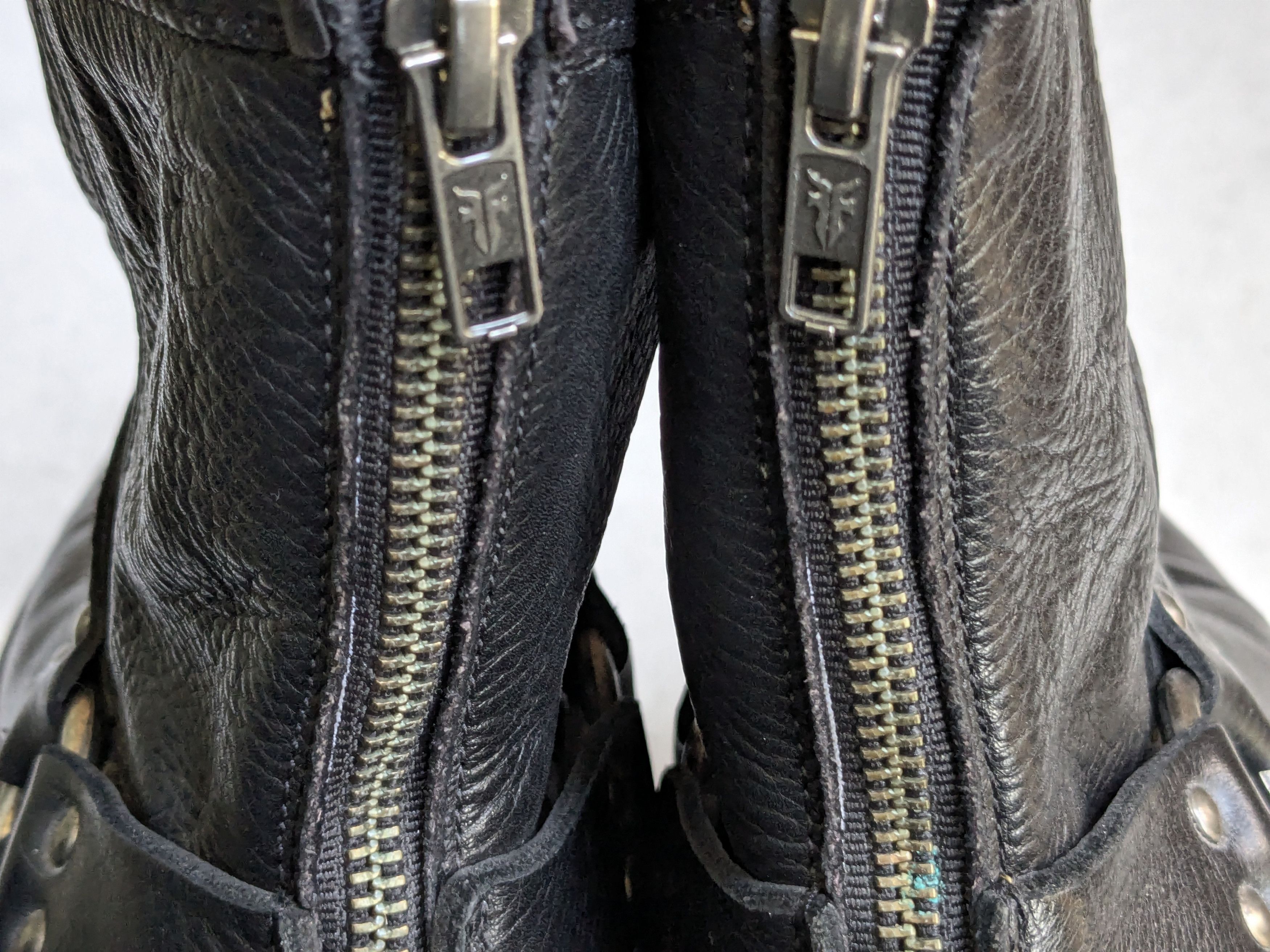 Frye Frye Harness Boots Black 9.5 D Leather Buckle Size US 9.5 / EU 42-43 - 15 Thumbnail