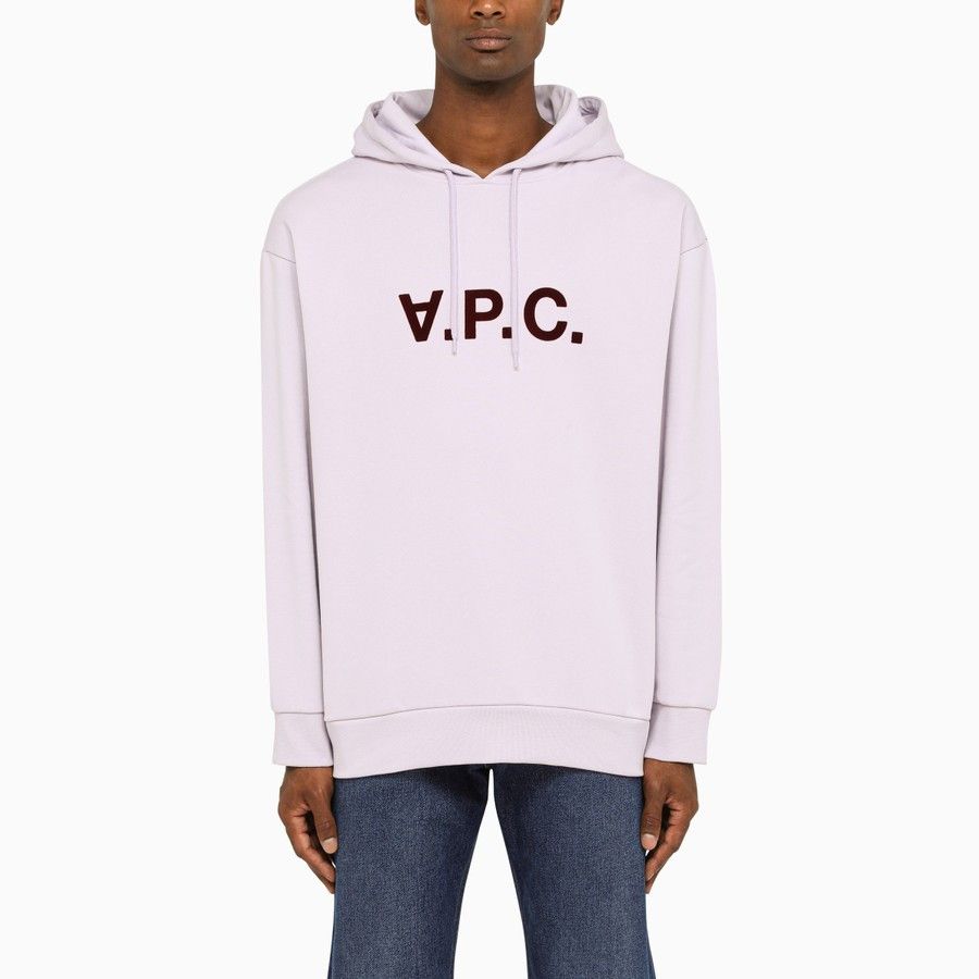image of A P C O1D2Blof0124 Hoodie In Purple, Men's (Size Small)