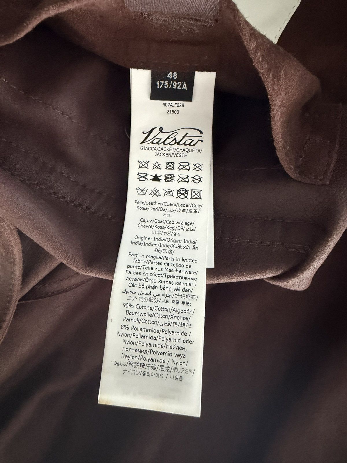 Valstar Dark Brown Unlined Suede Valstarino Jacket Size US S / EU 44-46 / 1 - 4 Thumbnail