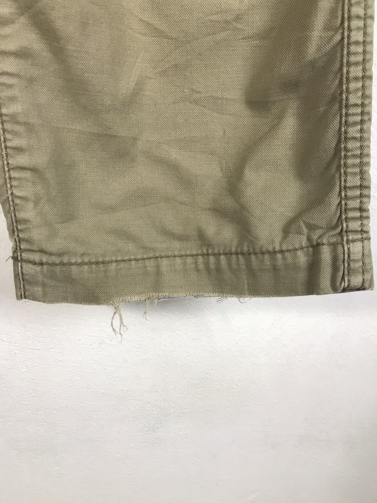 Comme des Garcons Homme AD2005 Comme des Garçons Homme Olive Patina Workwear Trouser Size US 33 - 15 Thumbnail