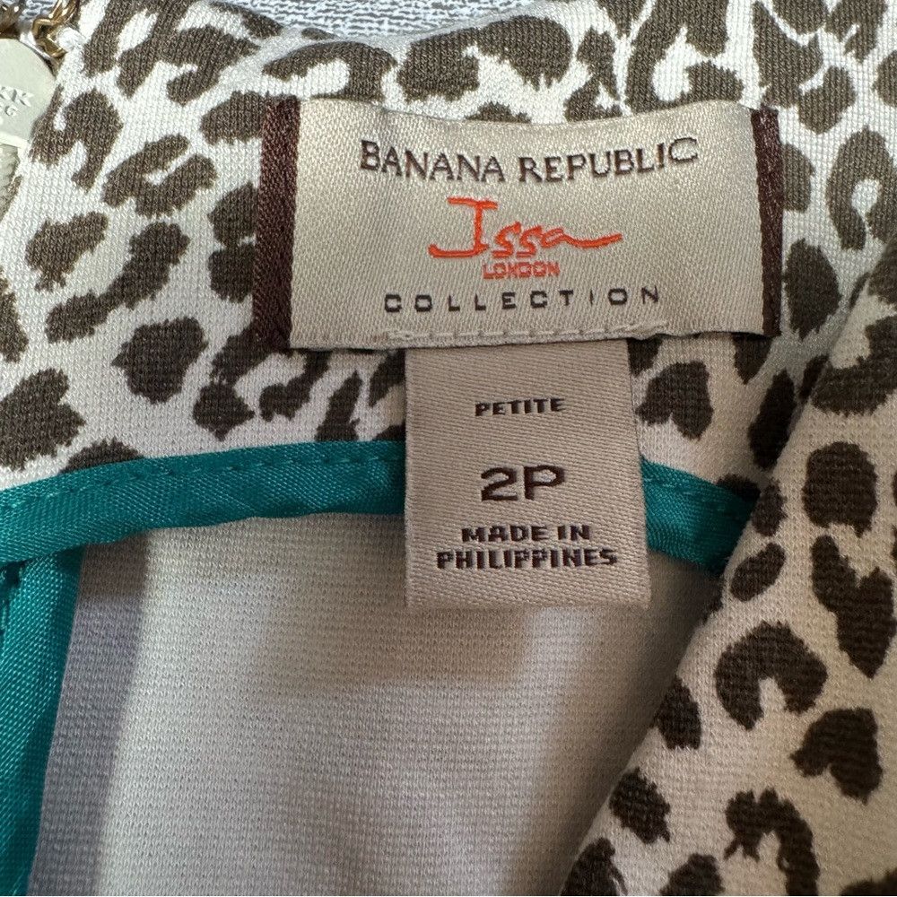 Banana Republic Banana Republic Issa Collection Leopard Printed Ponte Dress Size XS / US 0-2 / IT 36-38 - 7 Thumbnail