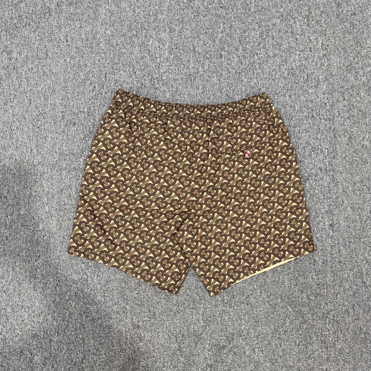 Burberry Burberry TB Allover Logo Nylon Shorts S Size 26" / US 2 / IT 38 - 2 Thumbnail