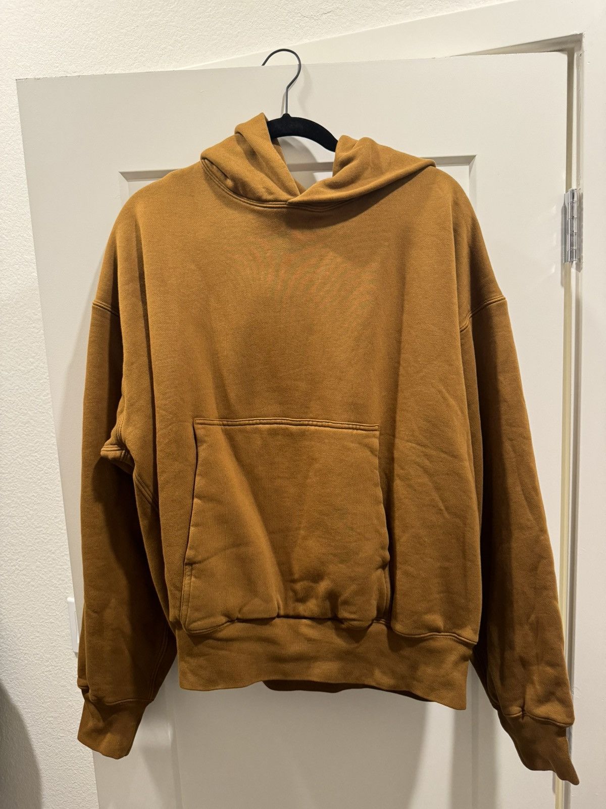 image of Yeezy Gap Light Brown Double Layered Hoodie, Men's (Size XL)