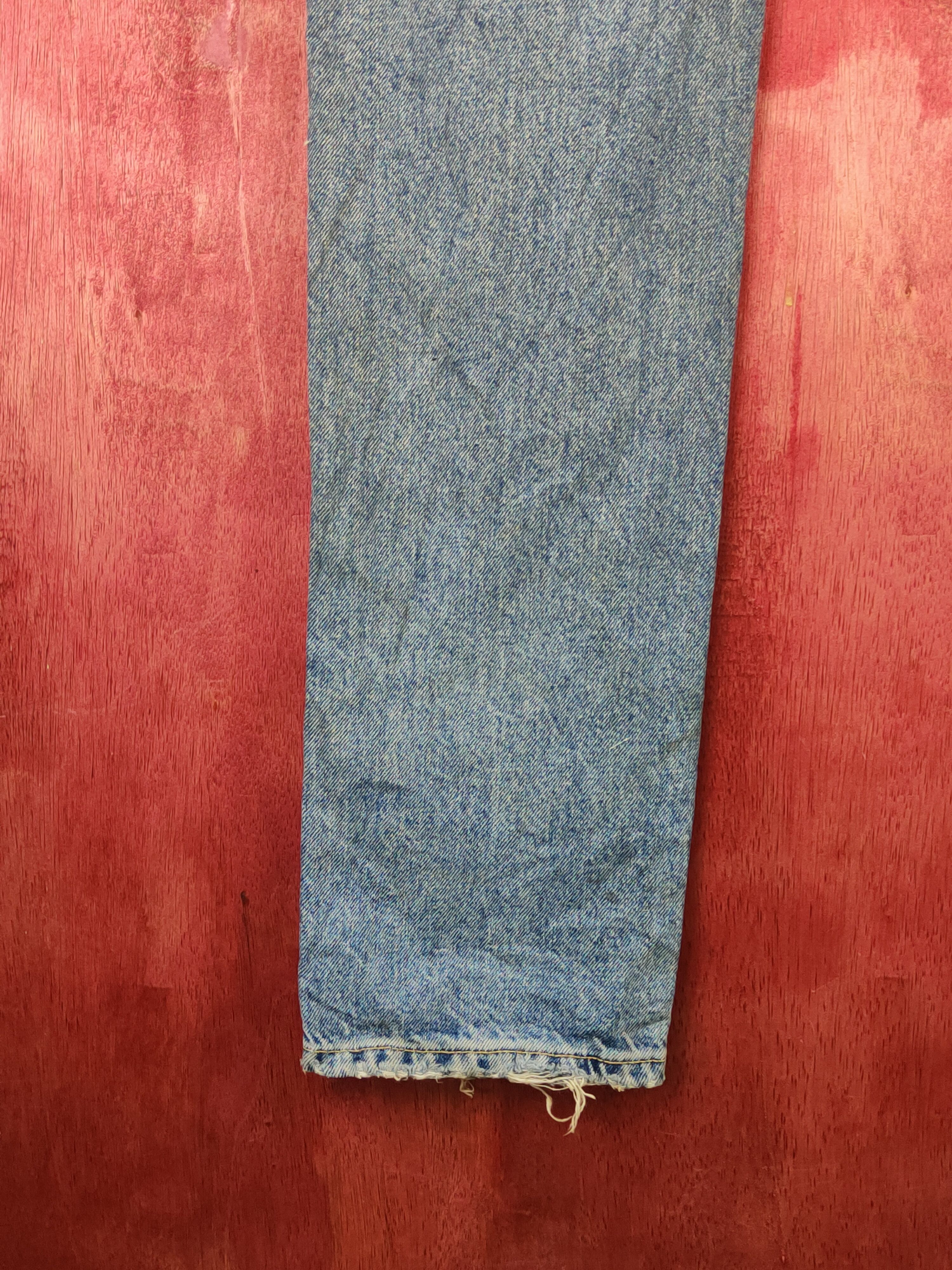 Bershka Beshka Blue Distressed Ripped Jeans #S2356 Size US 32 / EU 48 - 9 Thumbnail