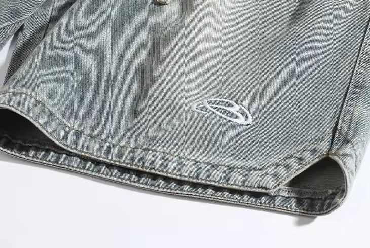 Japanese Brand × Jean denim shorts with triangular slit Size US 29 - 7 Thumbnail