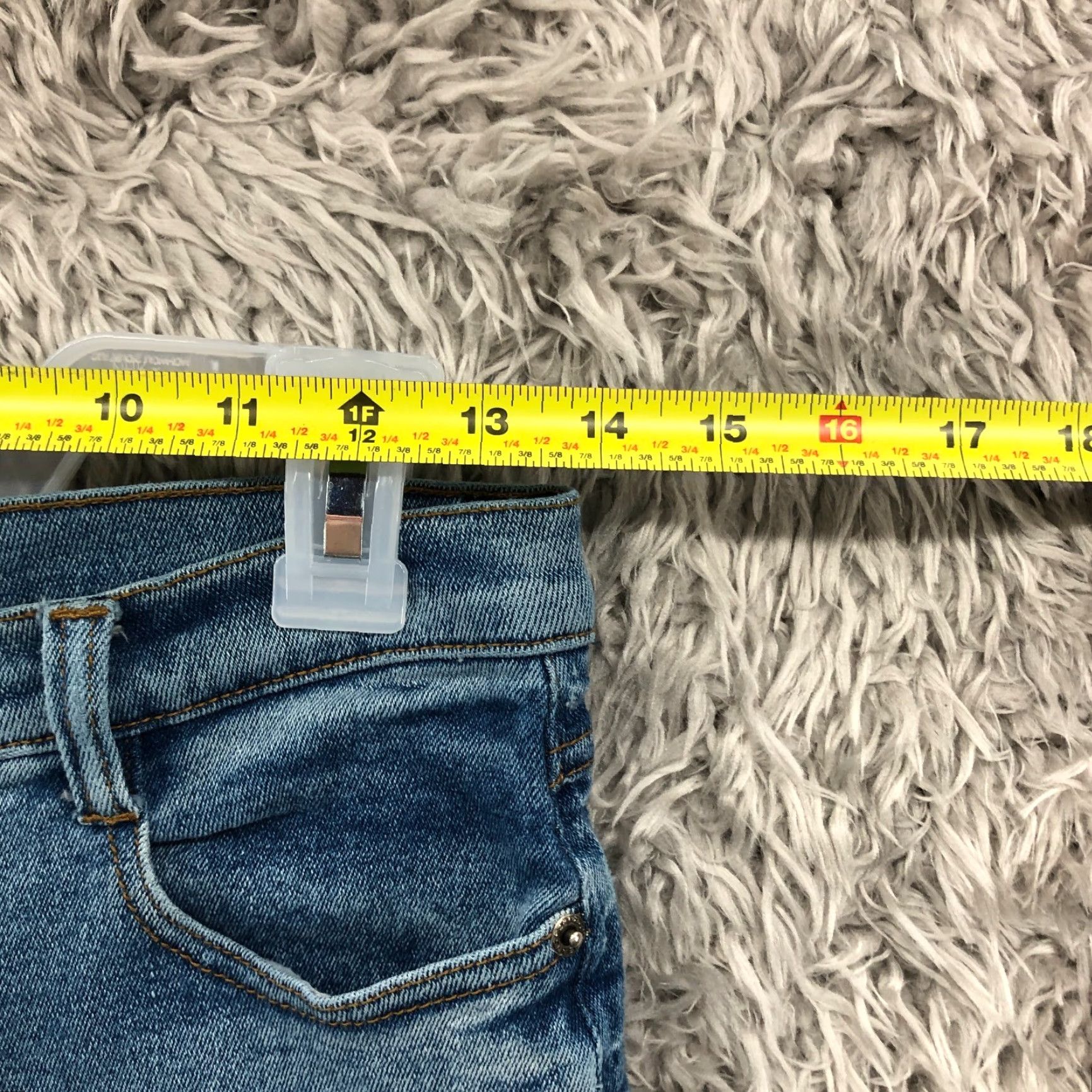 Denime Zana*di Capri Jeans Womens Juniors Size 5 Mid Rise Dark Wash Blue Denim Size 27" / US 4 / IT 40 - 2 Thumbnail