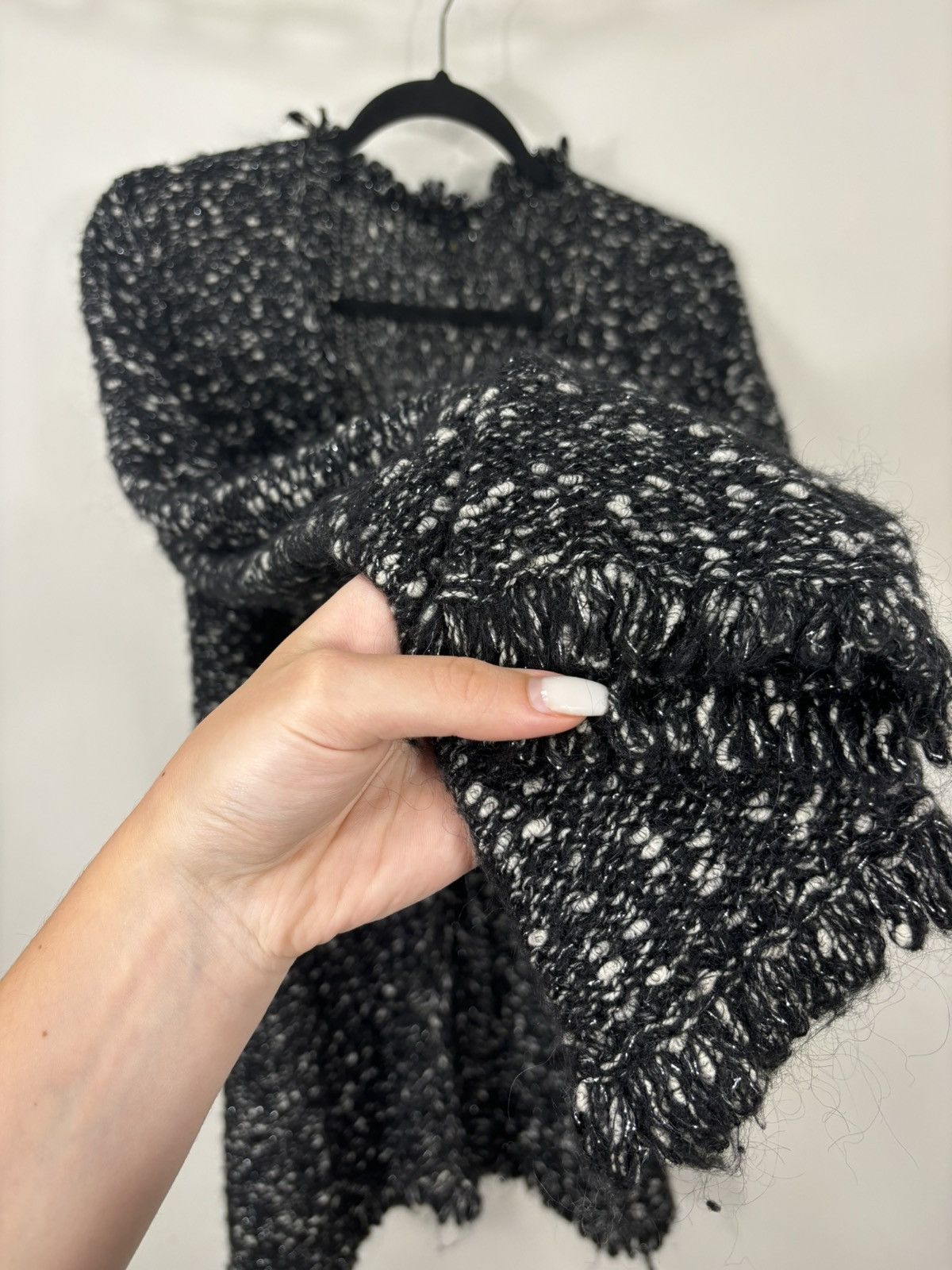 Escada Escada Abstract 1-Button Luxury Wool Mohair Cardigan Sweater Size S / US 4 / IT 40 - 7 Thumbnail