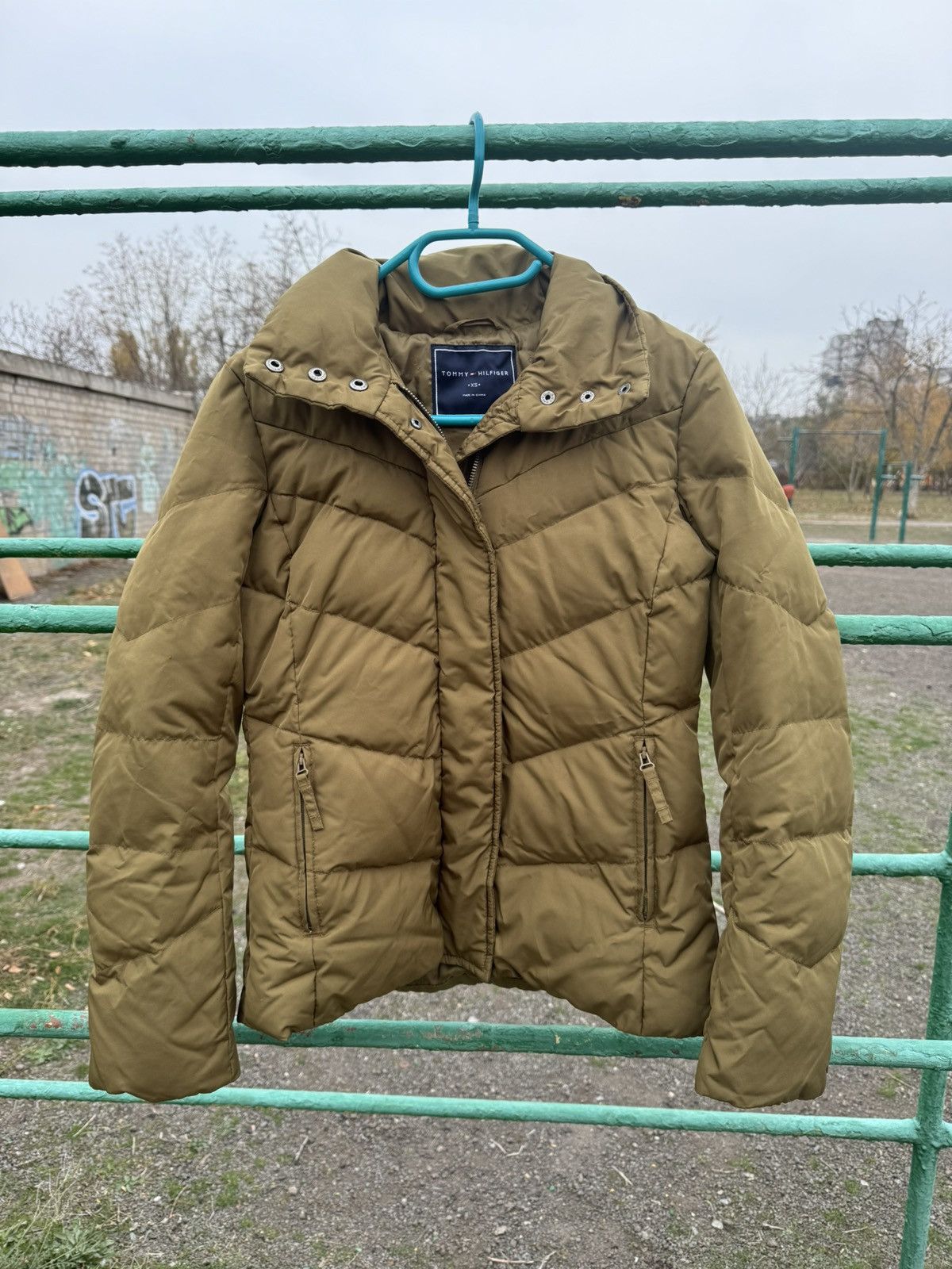 Tommy hilfiger goose down coat new arrivals