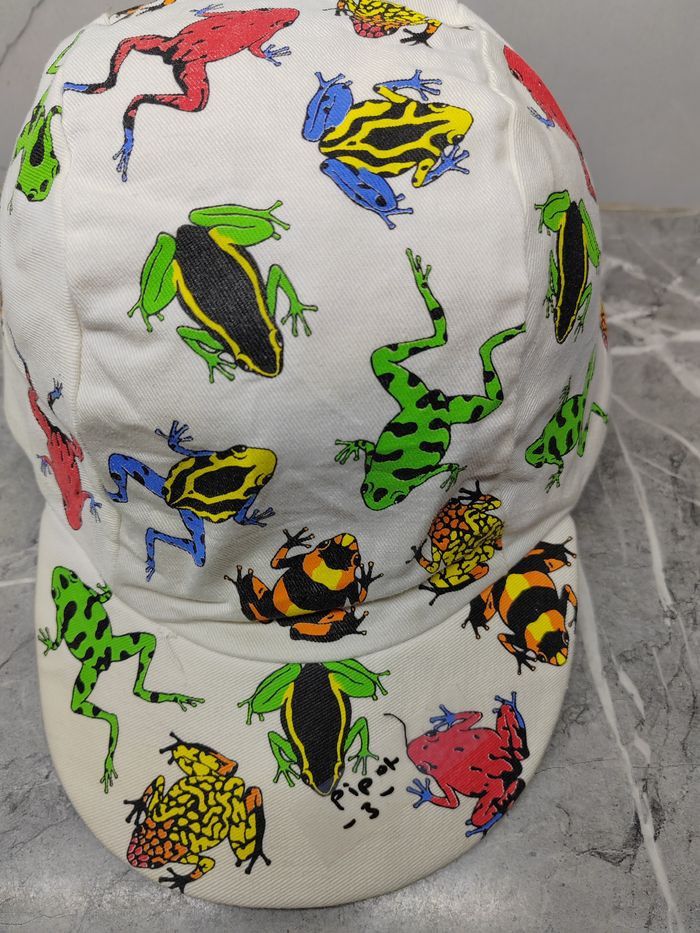 Vintage Vintage Dan Gilbert , Frog Art Multicolour Cap Hat Size ONE SIZE - 3 Thumbnail