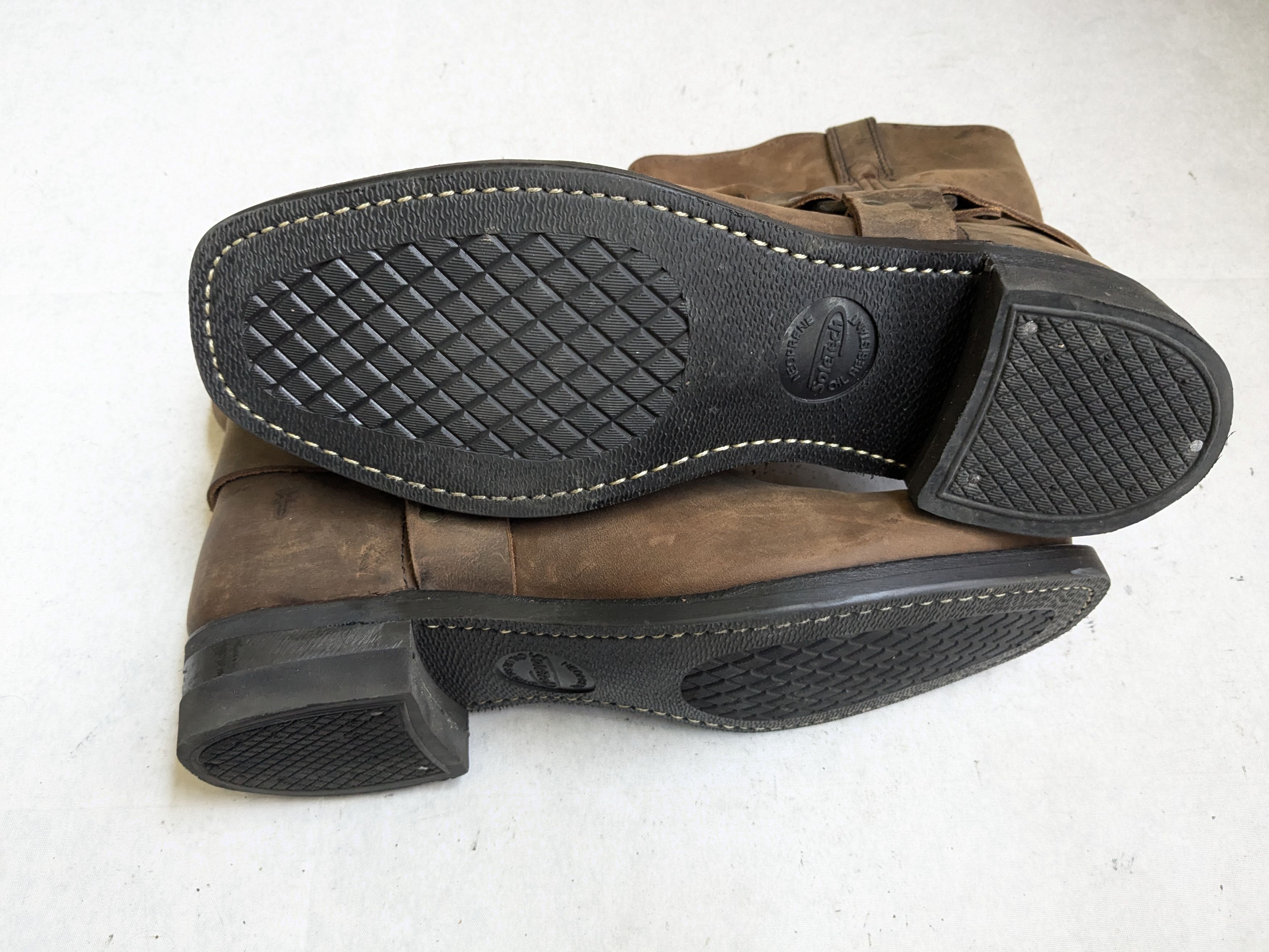 Frye Frye Harness Brown Leather 11.5 M Leather Buckle Size US 11.5 / EU 44-45 - 14 Thumbnail