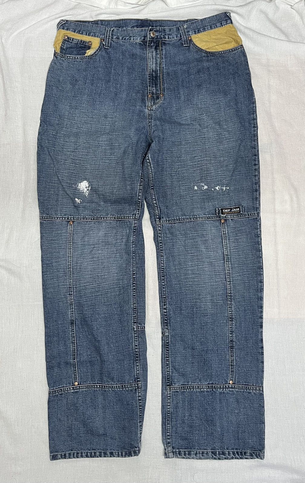 Other 🔥HOT DROPS🔥 Vintage Y2K Def Jam University Baggy Denim Pants Size US 38 / EU 54 - 2 Thumbnail