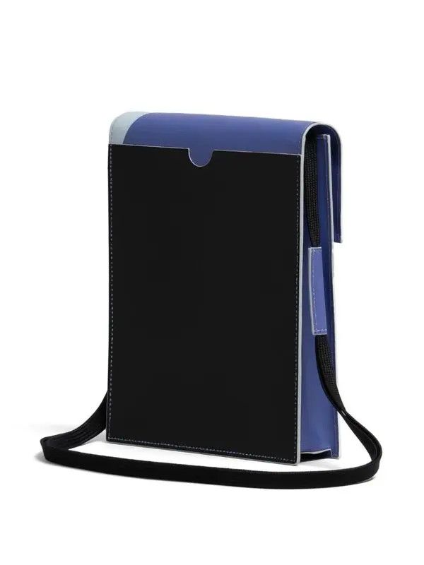 Marni o1w1db11125 Size :OS/Logo-Print Shoulder Bag in Blue Size ONE SIZE - 2 Thumbnail