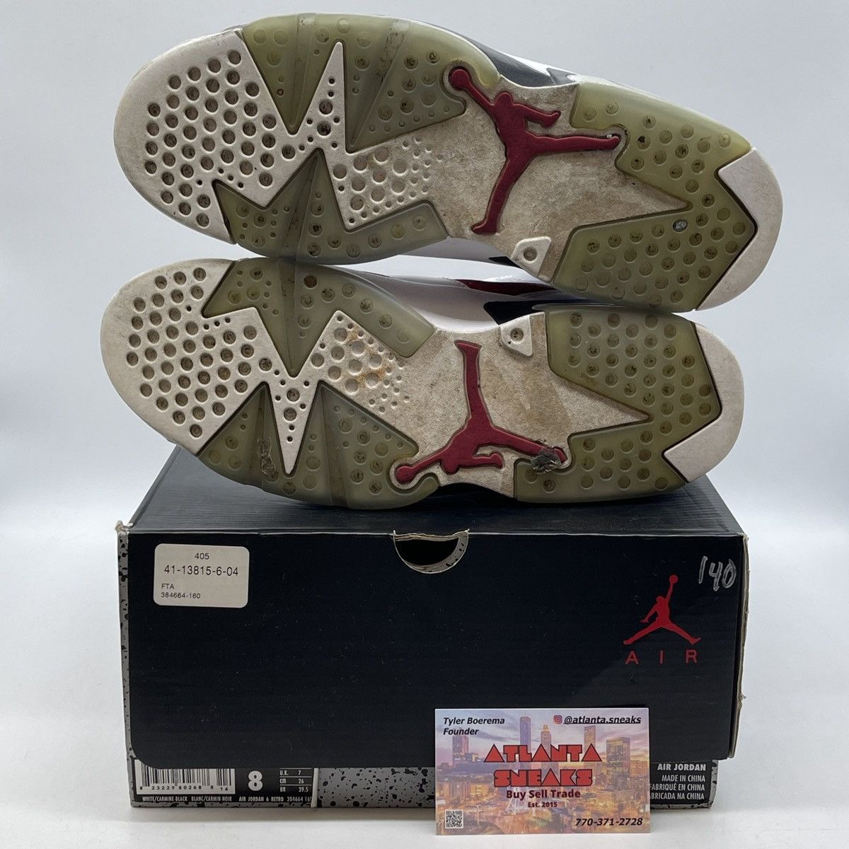 Jordan Brand Air Jordan 6 carmine Size US 8 / EU 41 - 7 Thumbnail