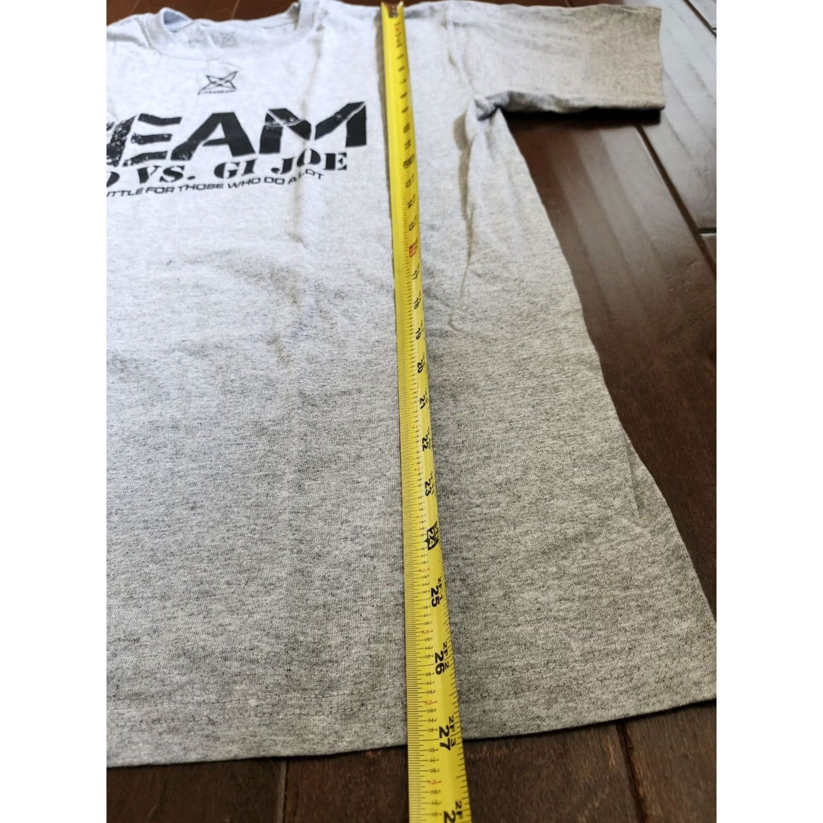 Vintage Crons Men's T-Shirt Shirt GI JOE Crew Neck Short Sleeve Gray M Military Vintage No Size US M / EU 48-50 / 2 - 5 Thumbnail