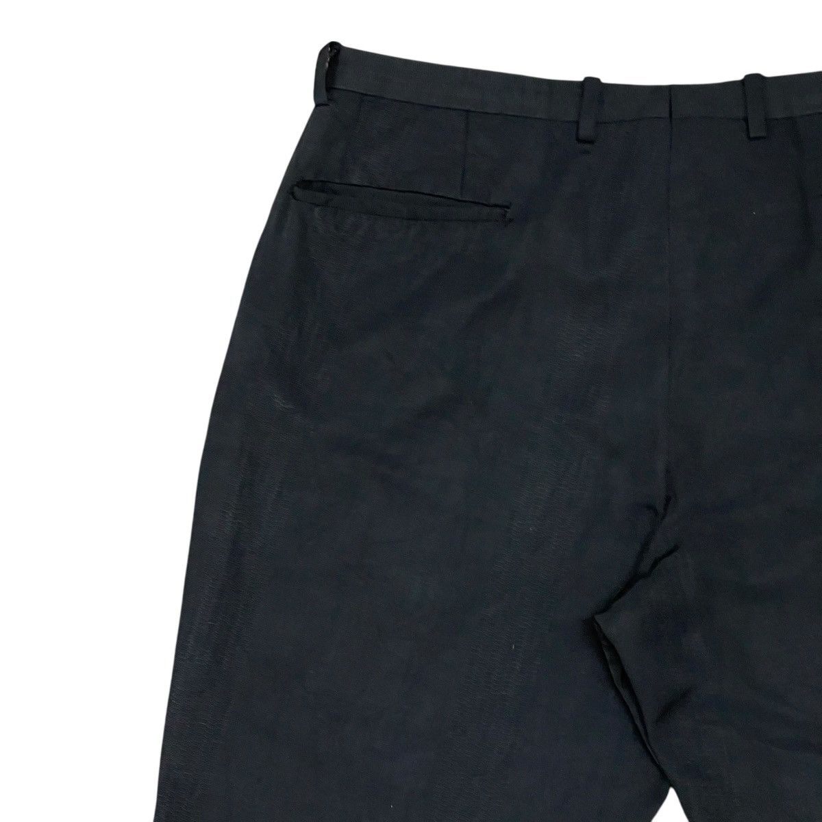Gucci Vintage Gucci Black Flat Front Straight Leg Casual Pants Size US 31 - 14 Thumbnail